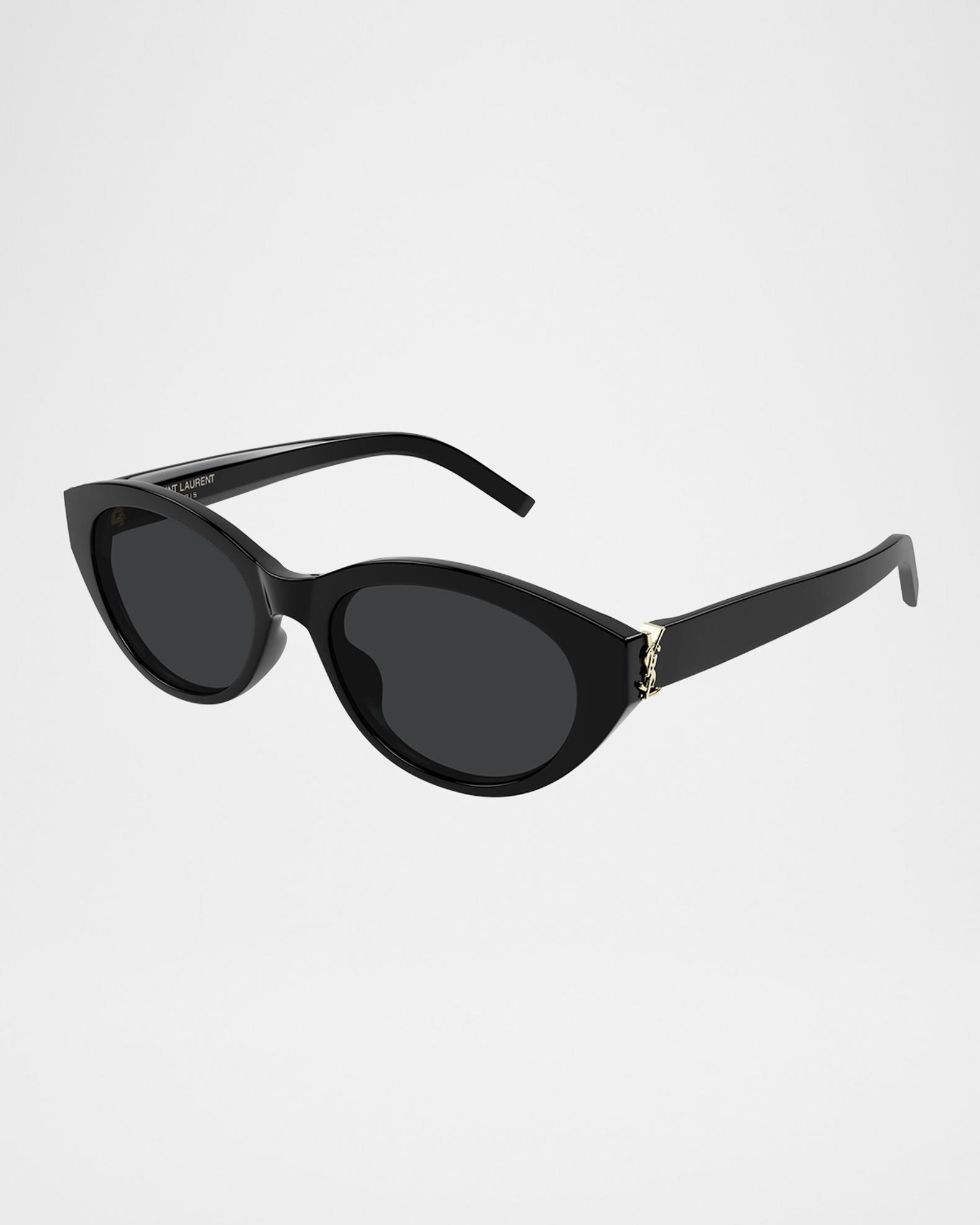 Saint Laurent Recycled Acetate Round Sunglasses | Neiman Marcus