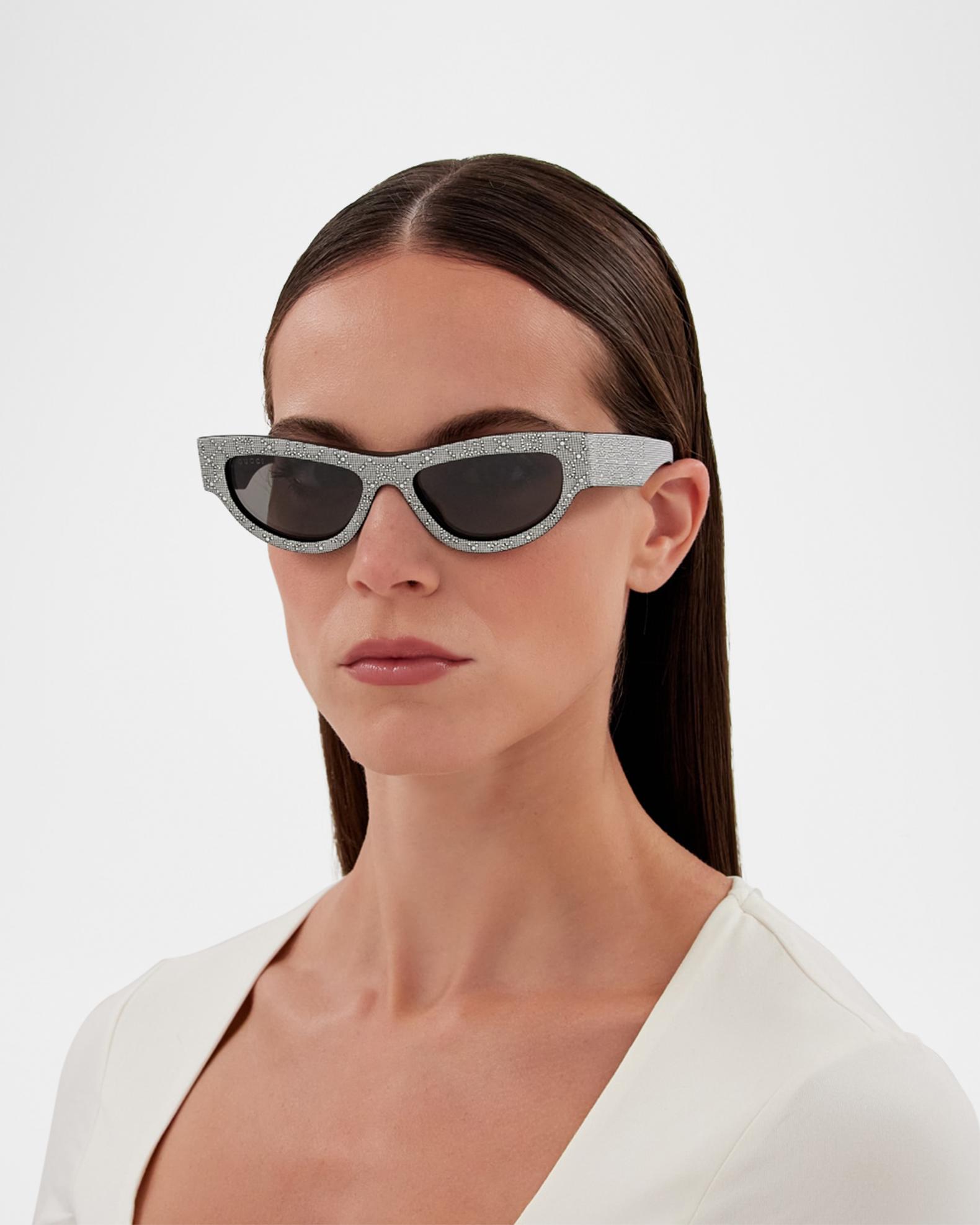 NWT Gucci GG1532SA-003 Grey Cat Eye 54mm Sunglasses Gucci GG1844SA 001 Sunglasses Women main image 4