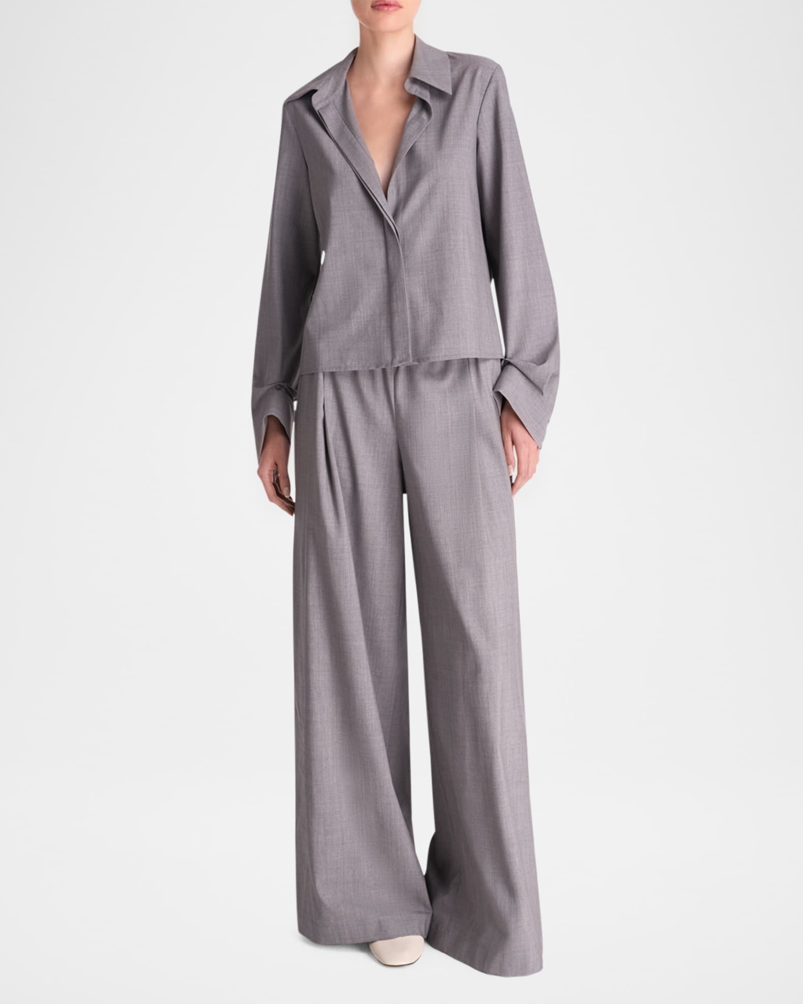 Eva Trousers with Tux Pleats 1