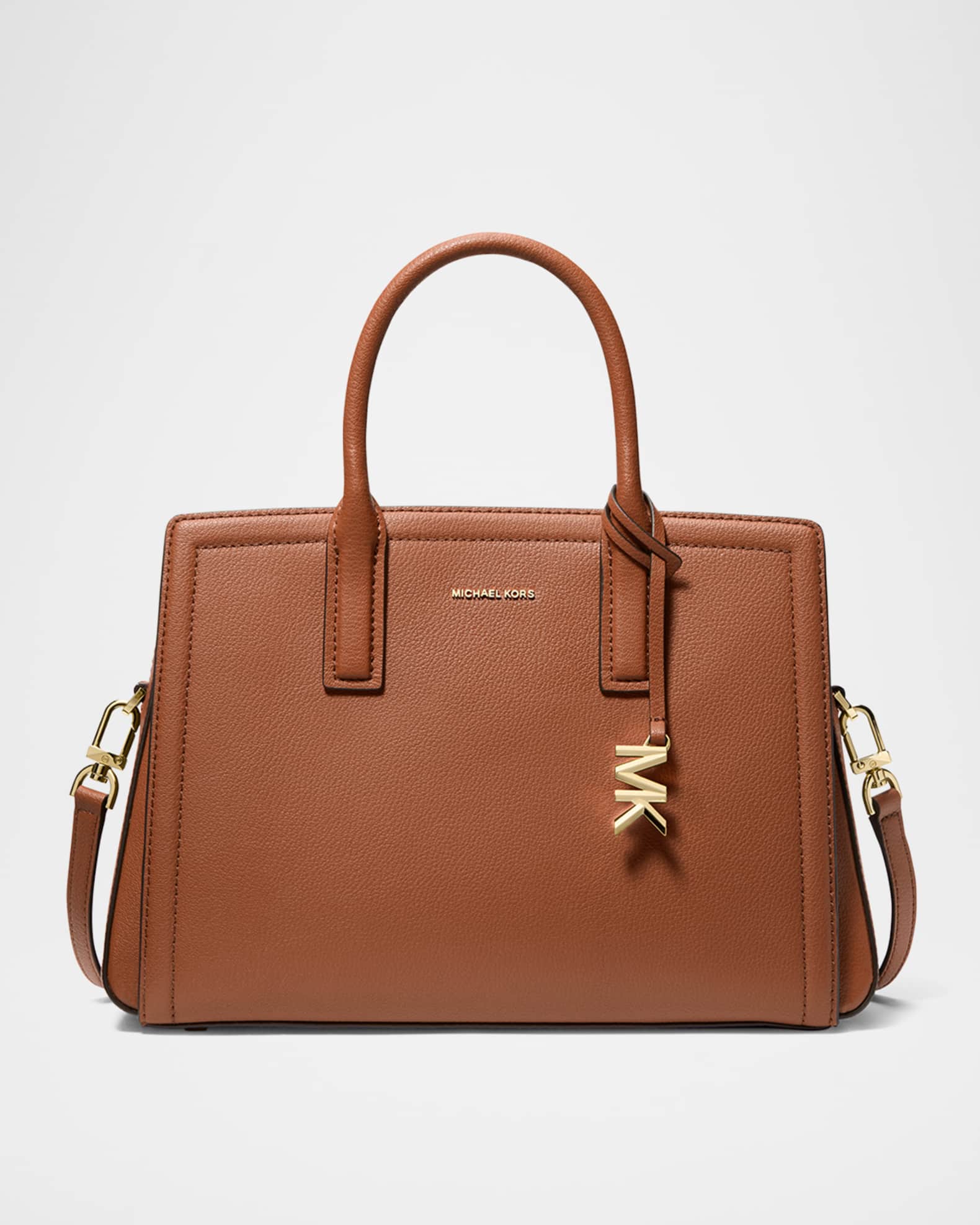 MICHAEL Michael Kors Laila Medium Leather Satchel Bag