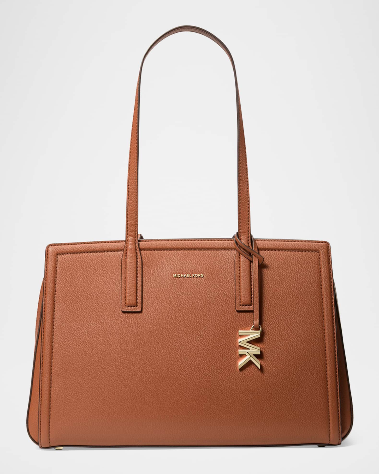 MICHAEL Michael Kors Laila Medium Leather Tote Bag | Neiman Marcus