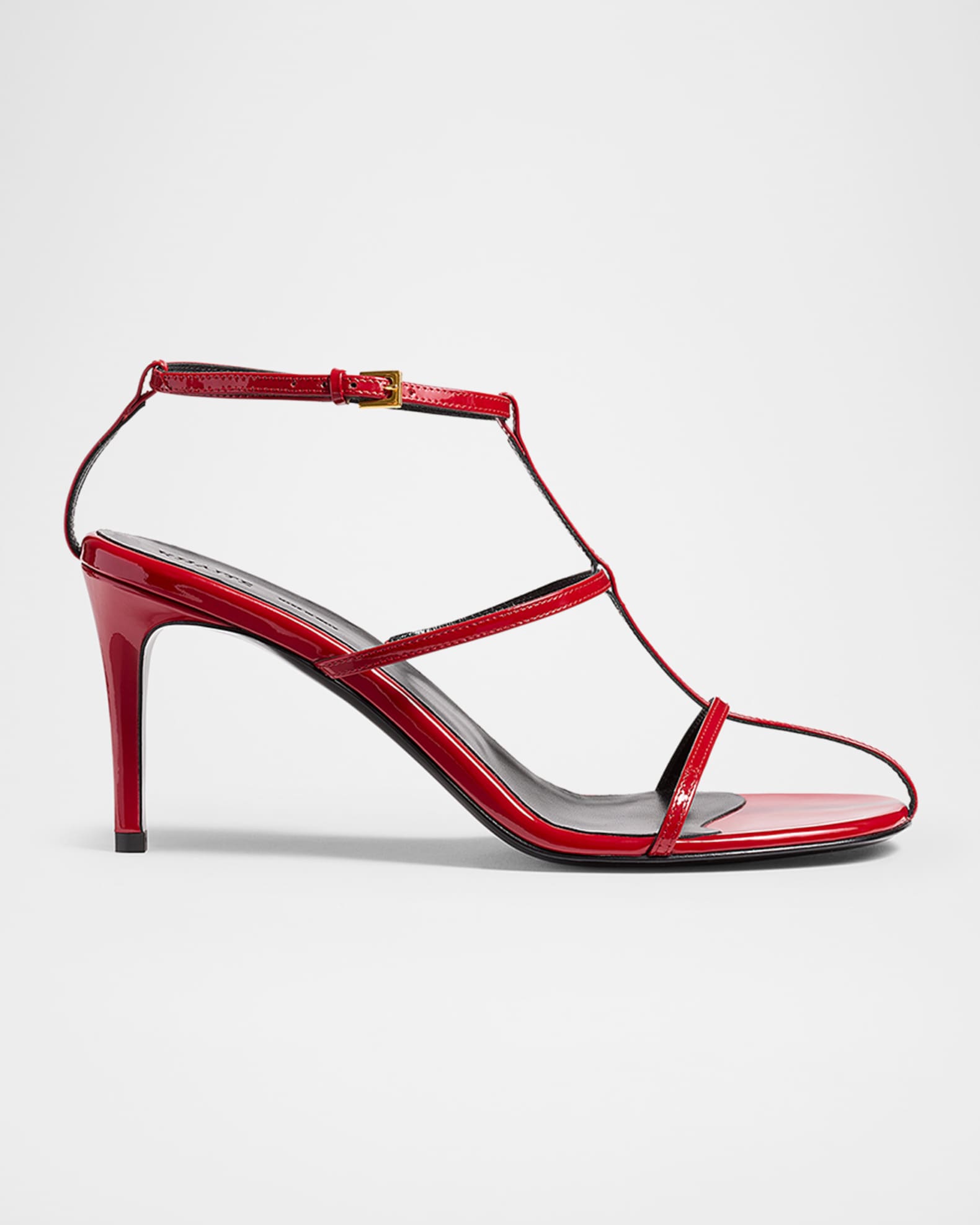 Leather T-Strap Sandals 0