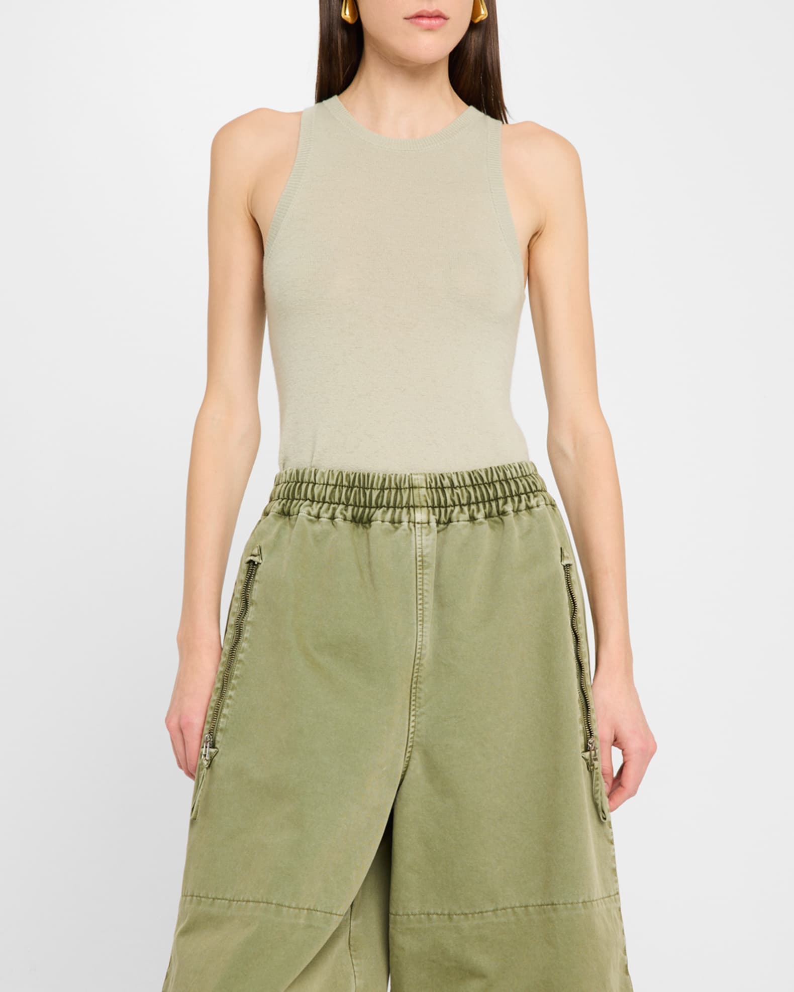 CC Tank Top Multicolor Wool Cashmere