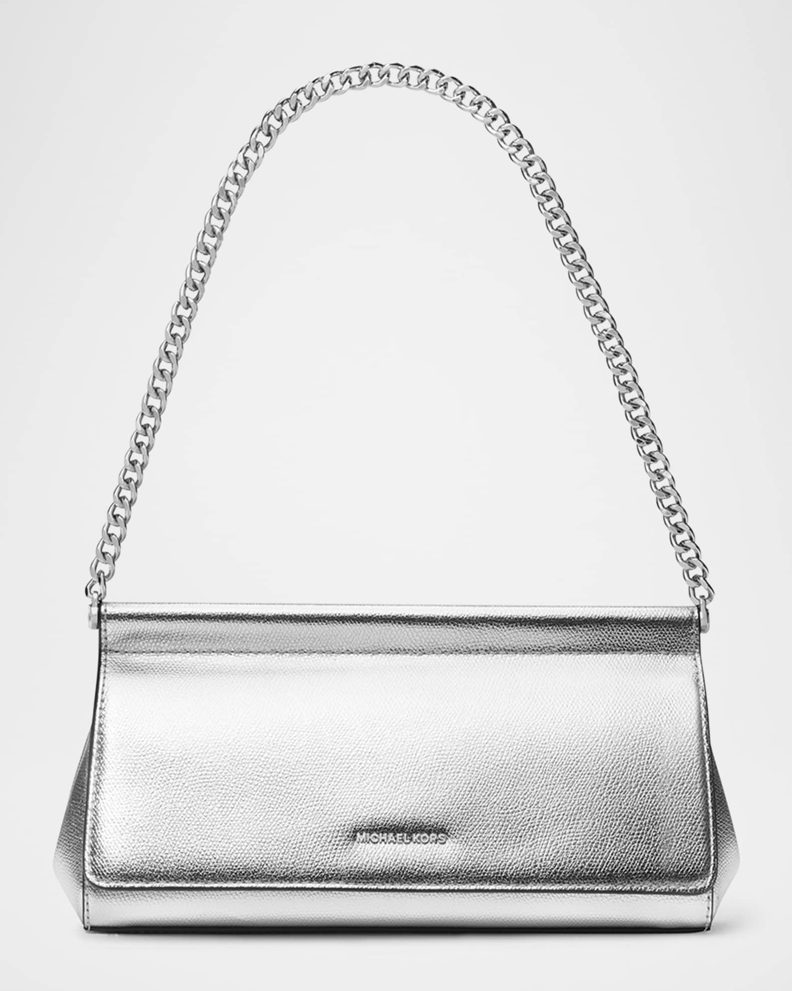 Carmine Medium Leather Clutch Bag 0