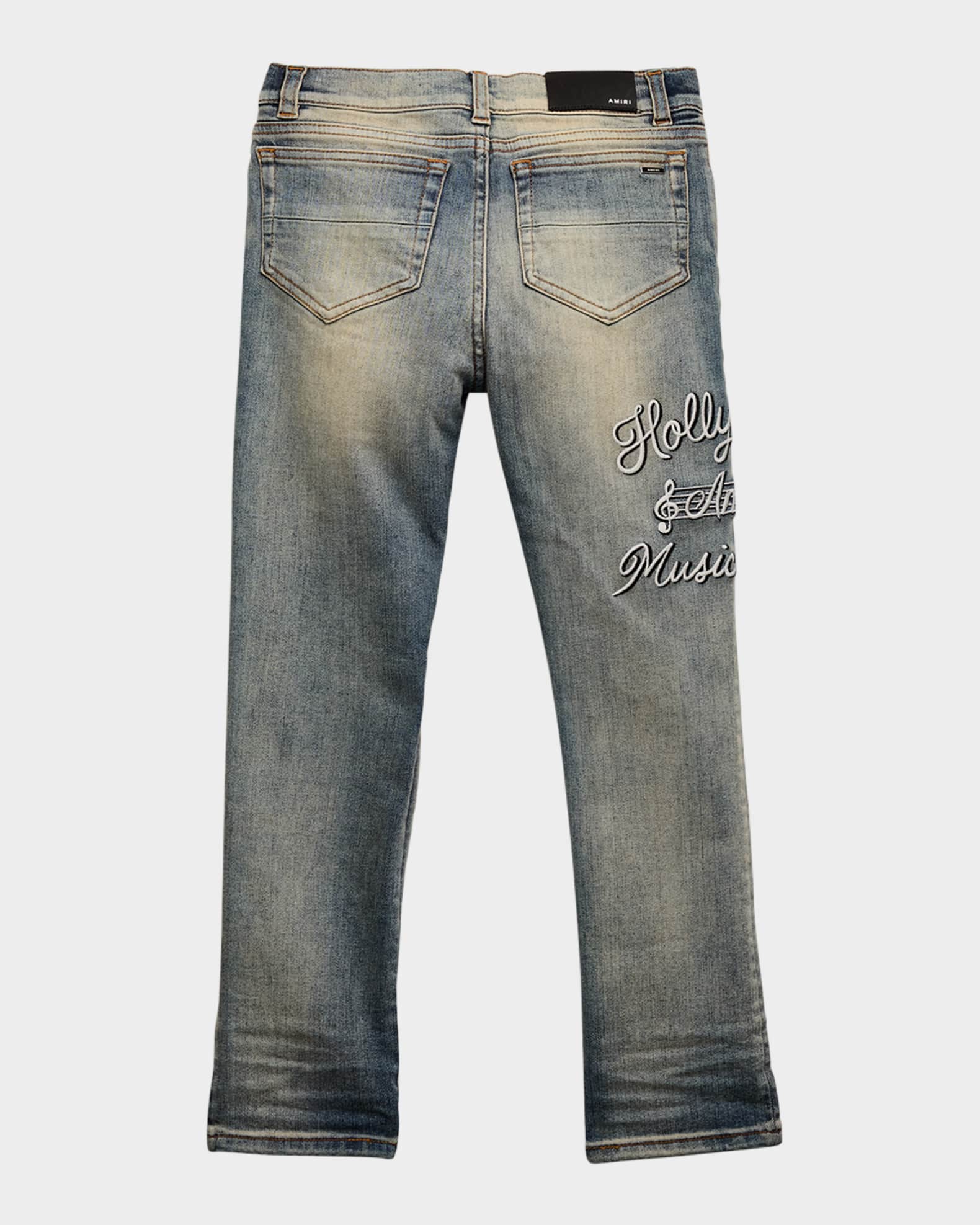 Boy's Music Club Staggered Jeans, Size 4-12 1
