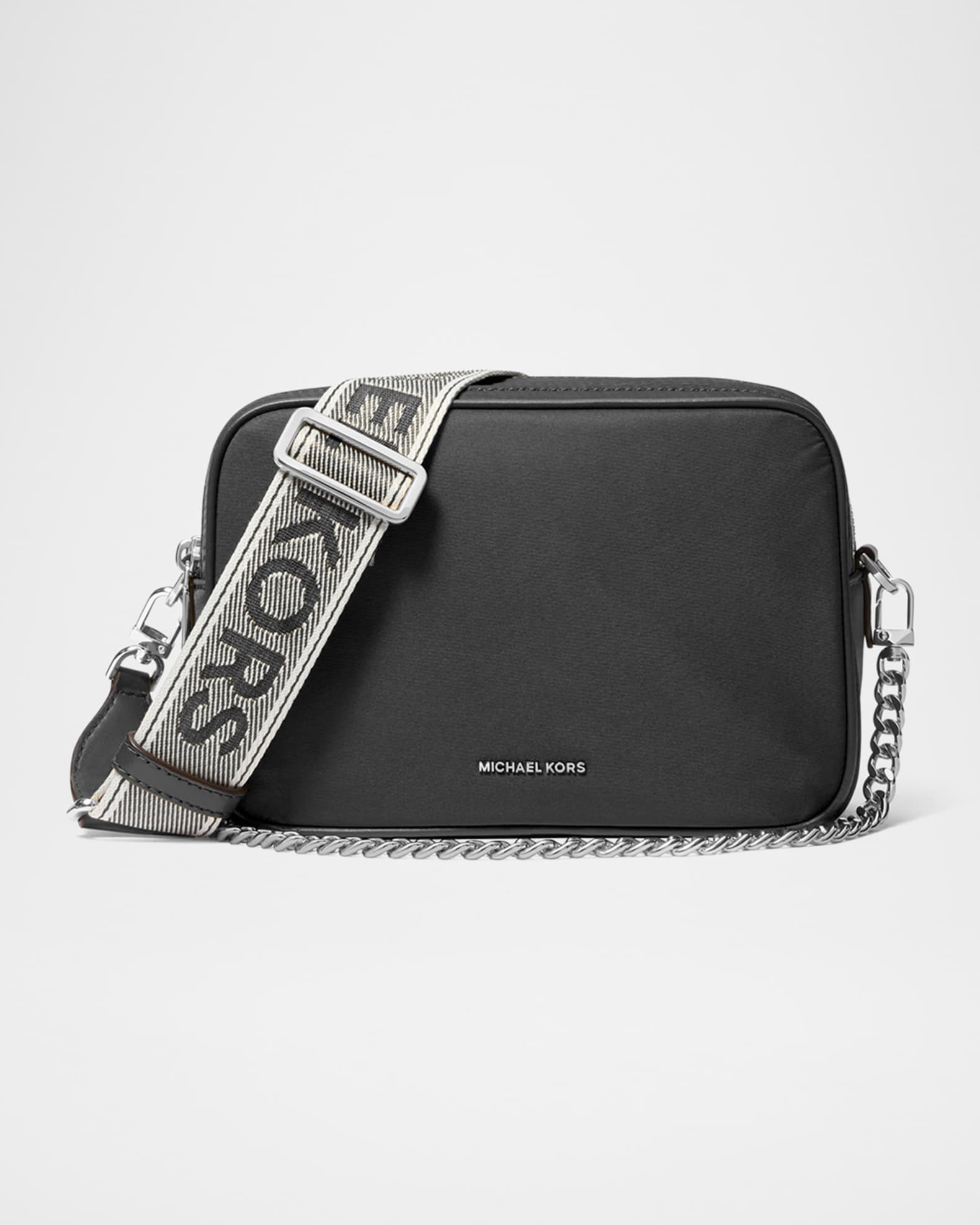 Medium Double-Zip Camera Crossbody Bag 0