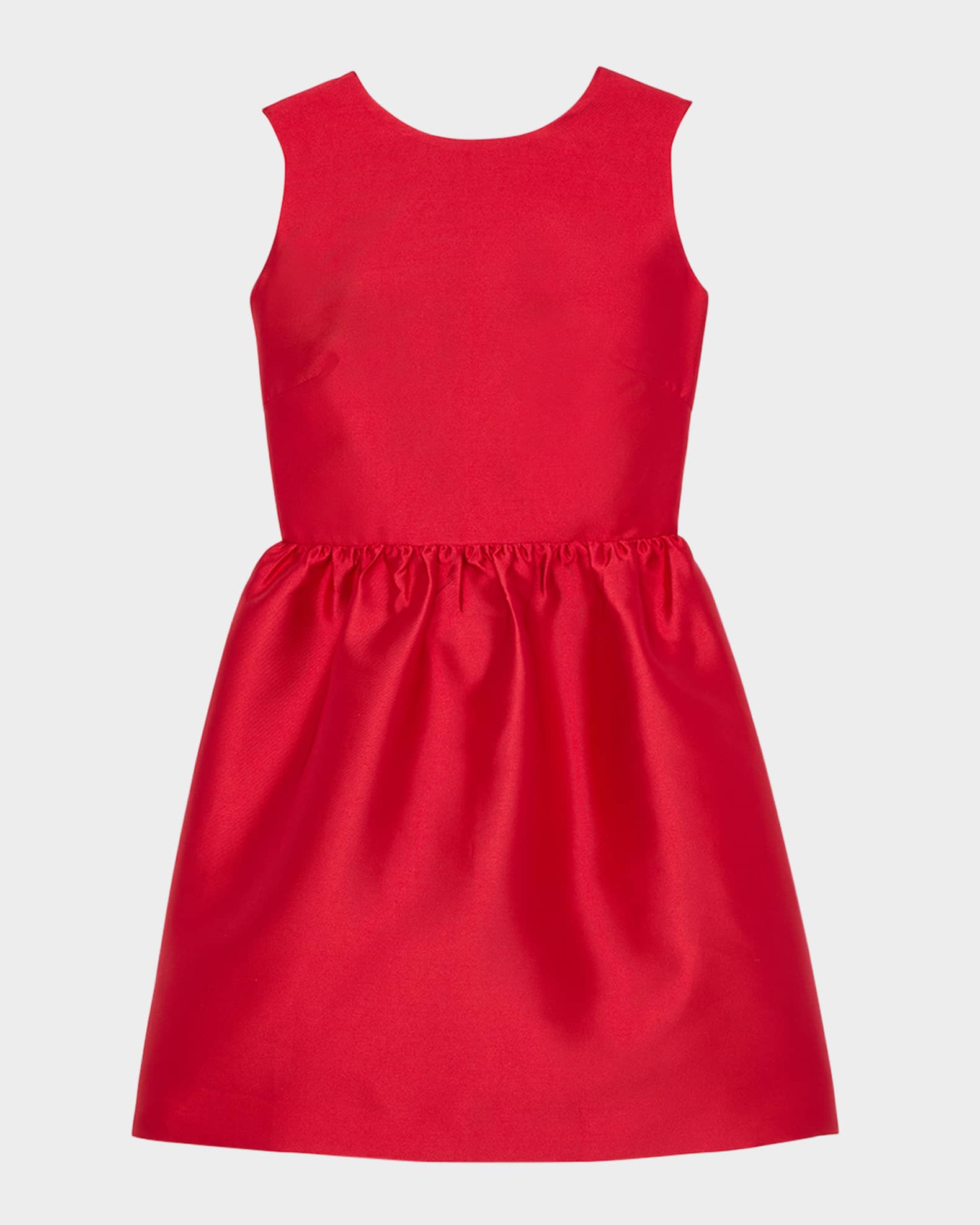 cutout bow-back mikado mini dress 0