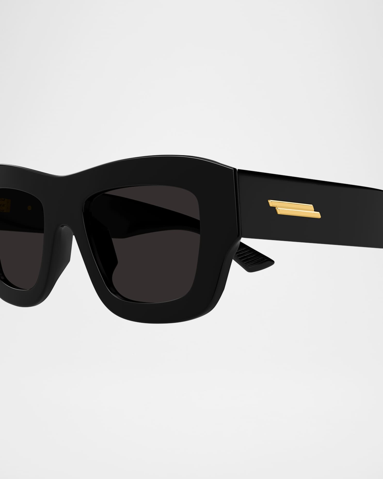 Bottega Veneta Recycled Acetate Rectangle Sunglasses
