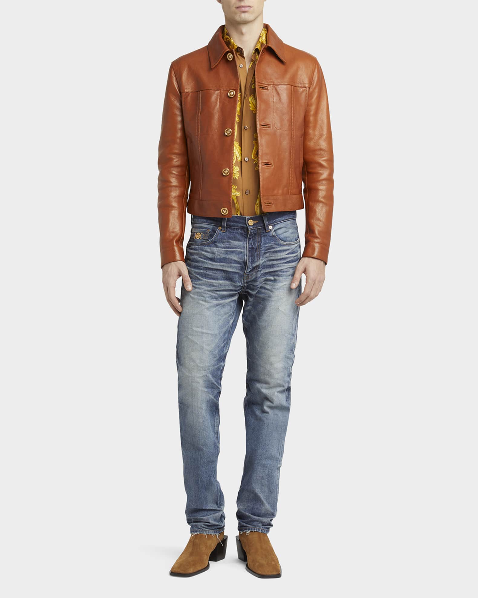 Men's Vachetta Leather Jacket 1