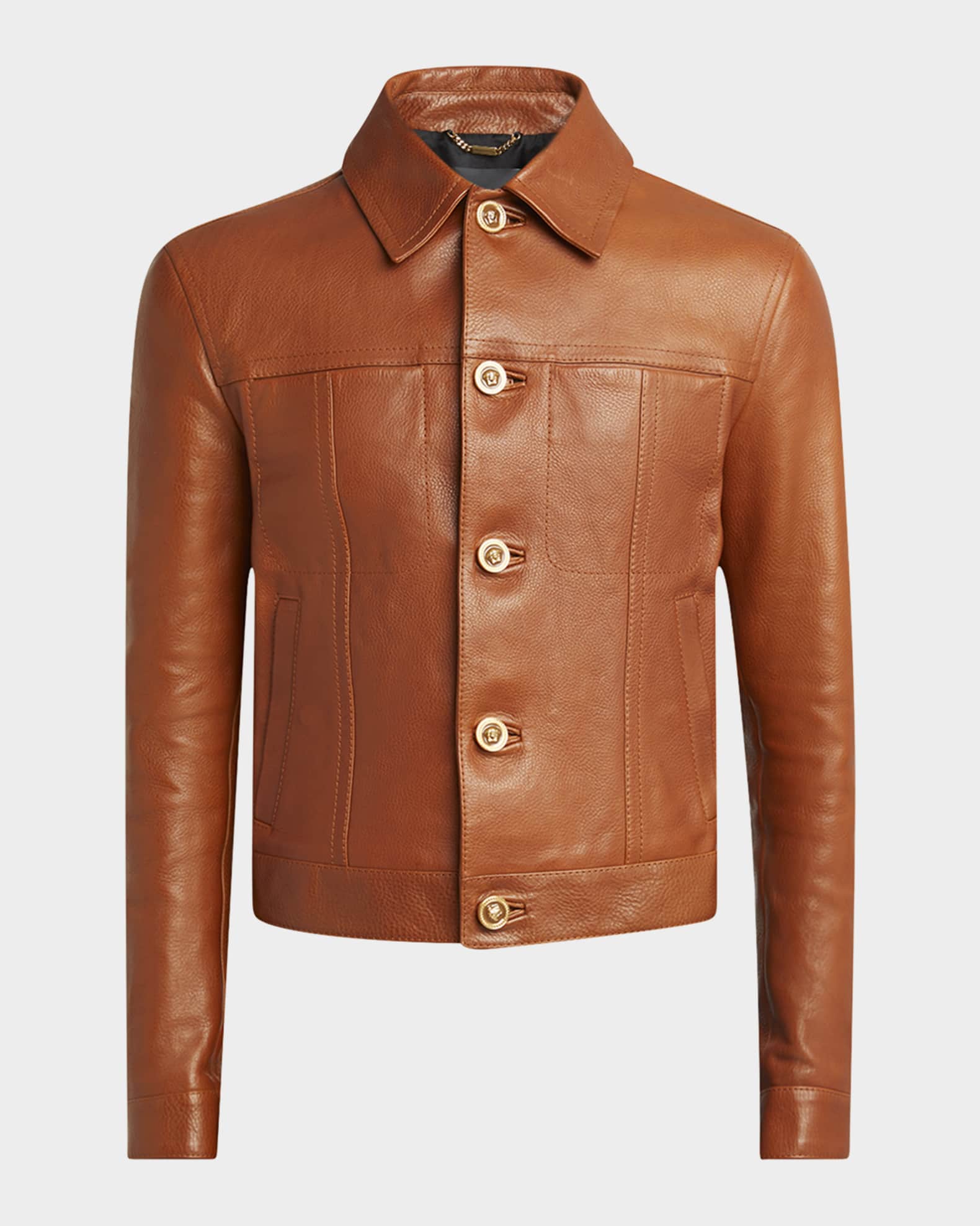 Men's Vachetta Leather Jacket 0