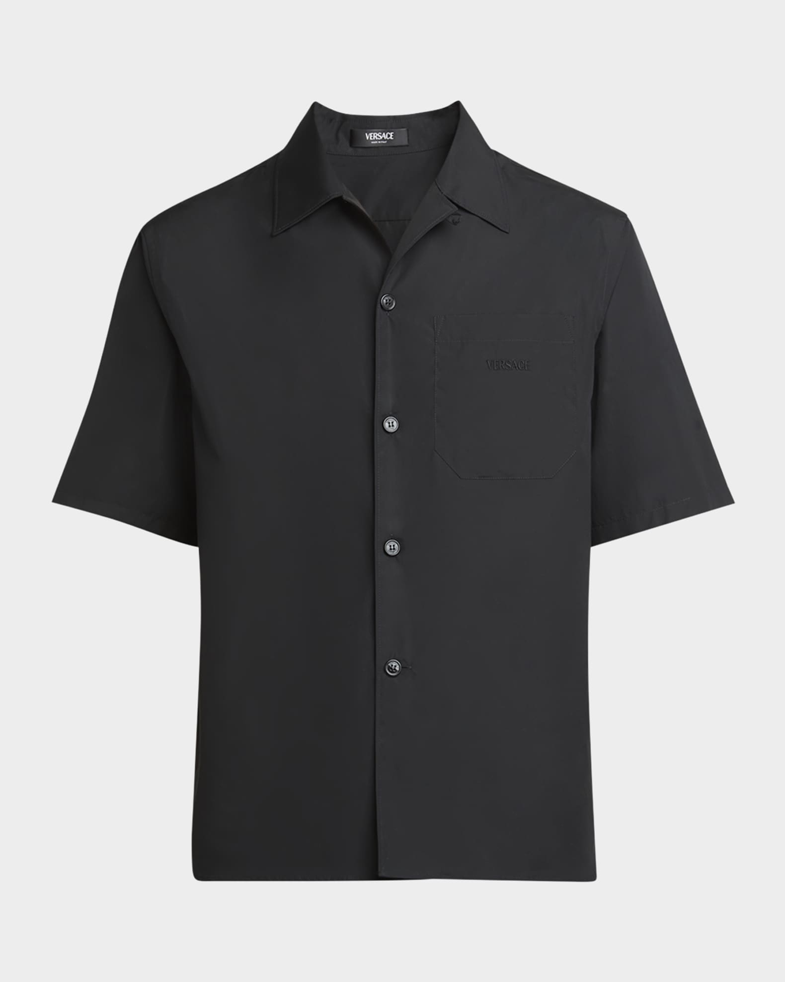 Men's Medusa Cameo Poplin Sport Shirt 0