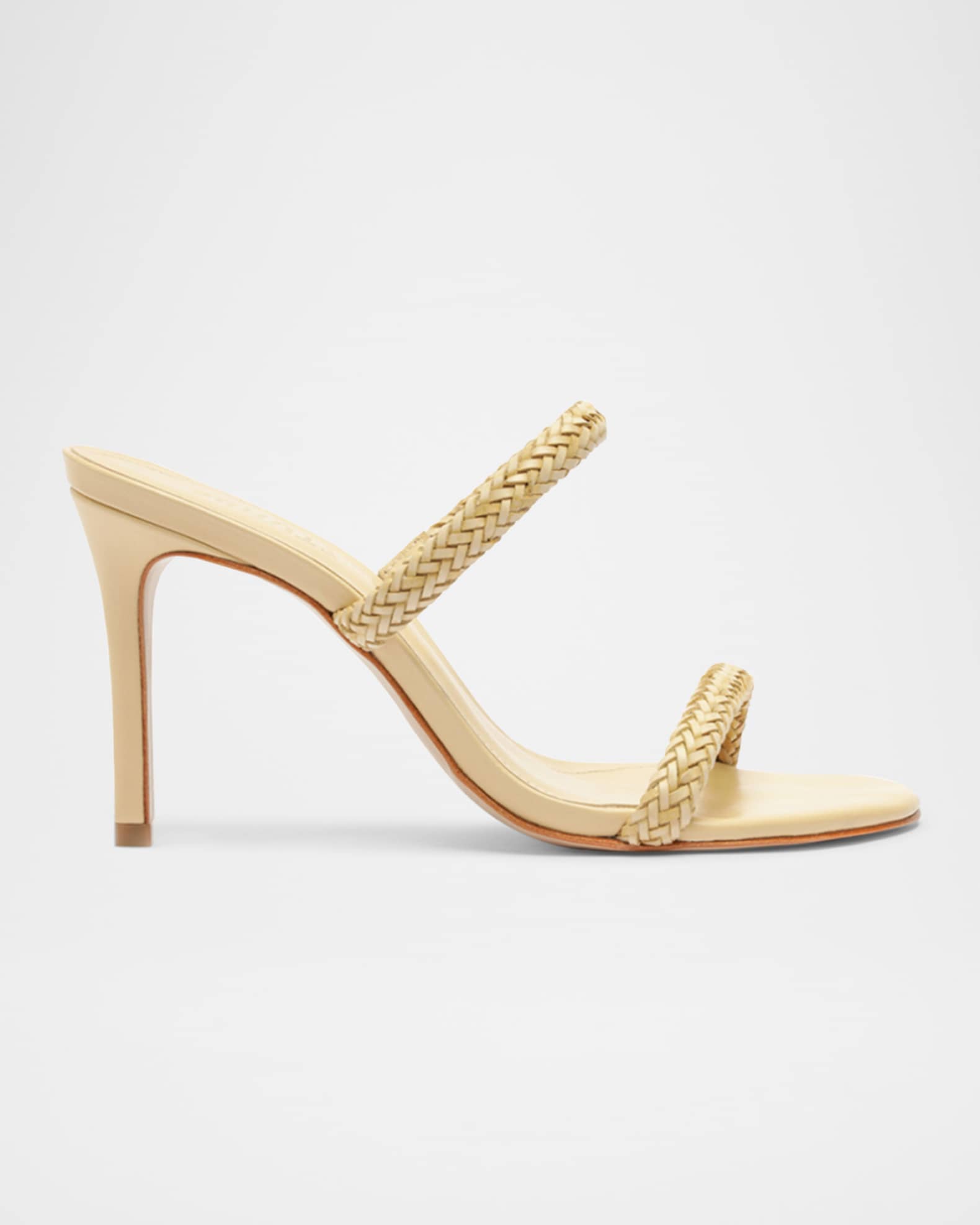 Taliah Woven Leather Dual-Band Sandals 0