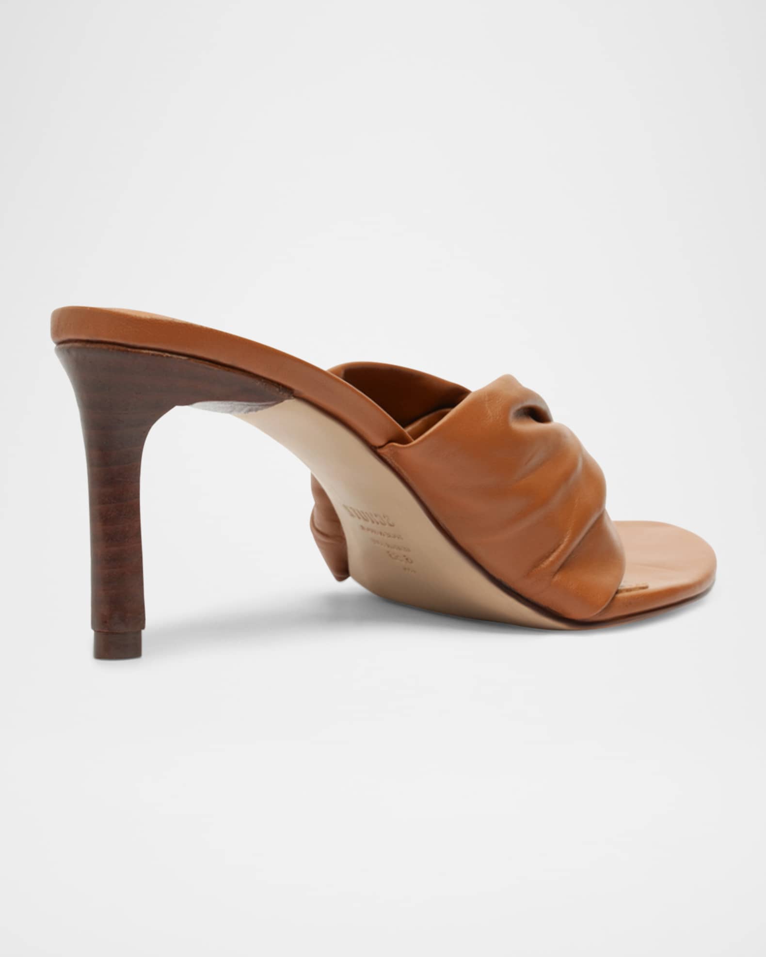 Schutz Lori Calfskin Thong Slide Sandals | Neiman Marcus