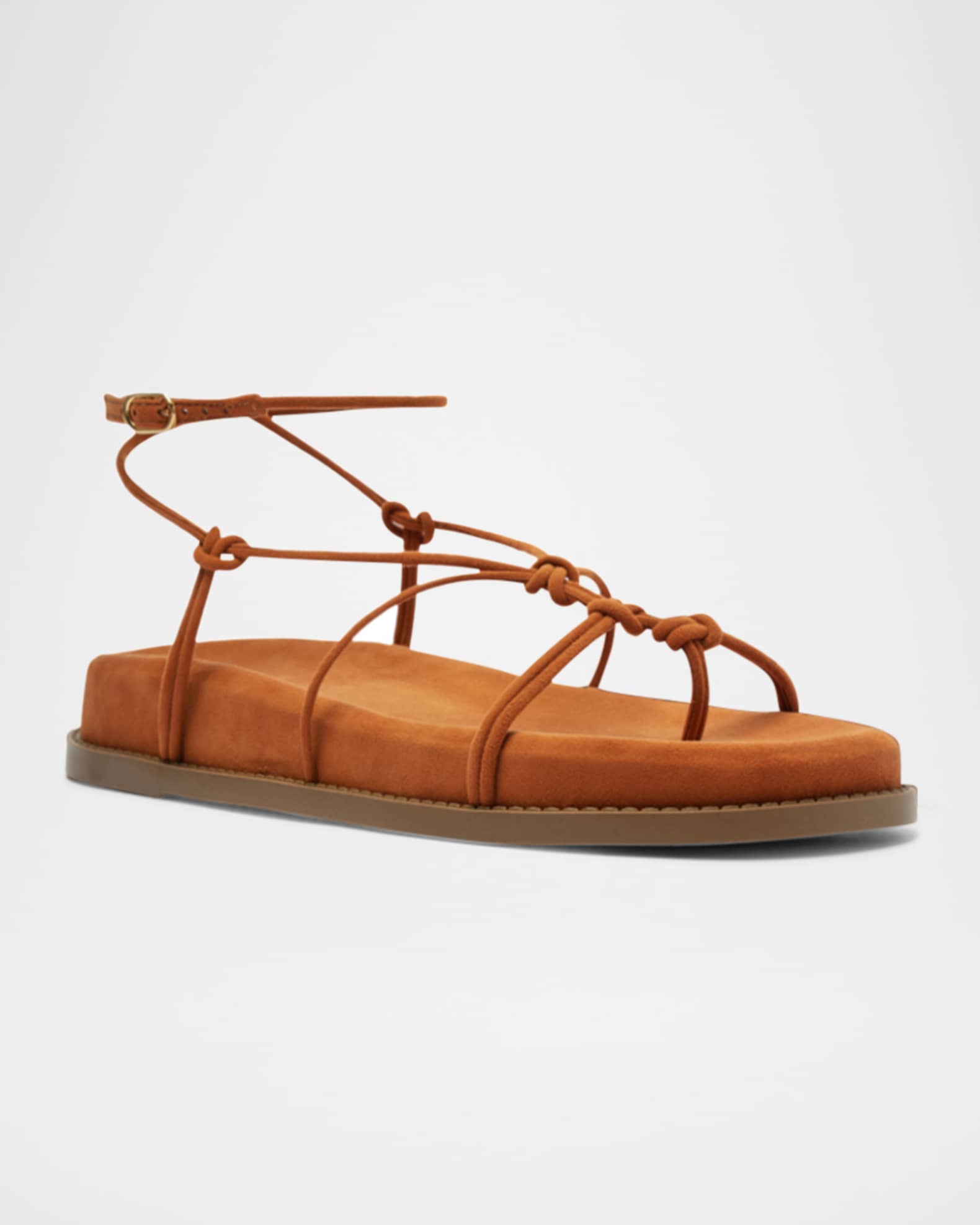 Calabria Strappy Suede Sporty Sandals 1