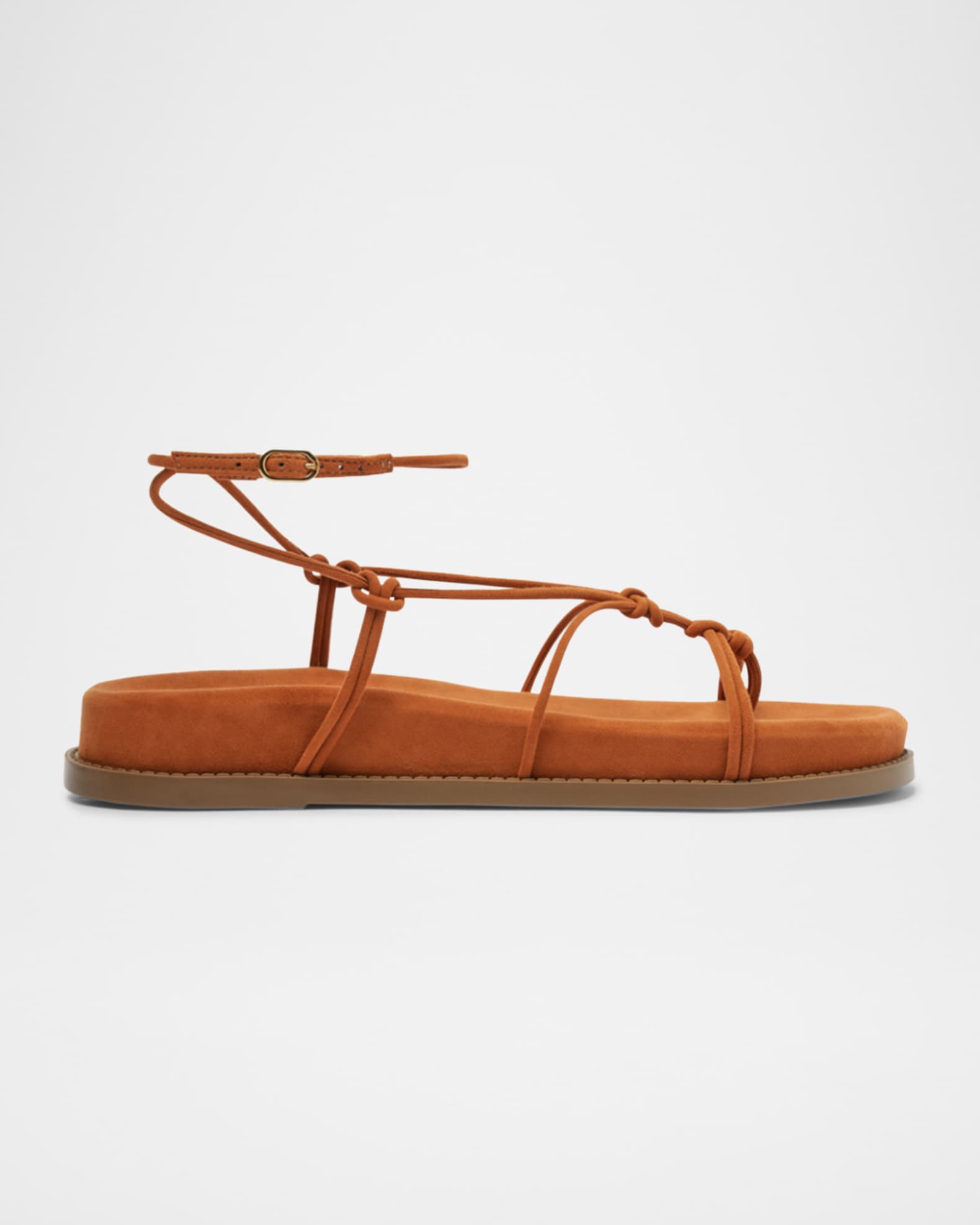Calabria Strappy Suede Sporty Sandals 0
