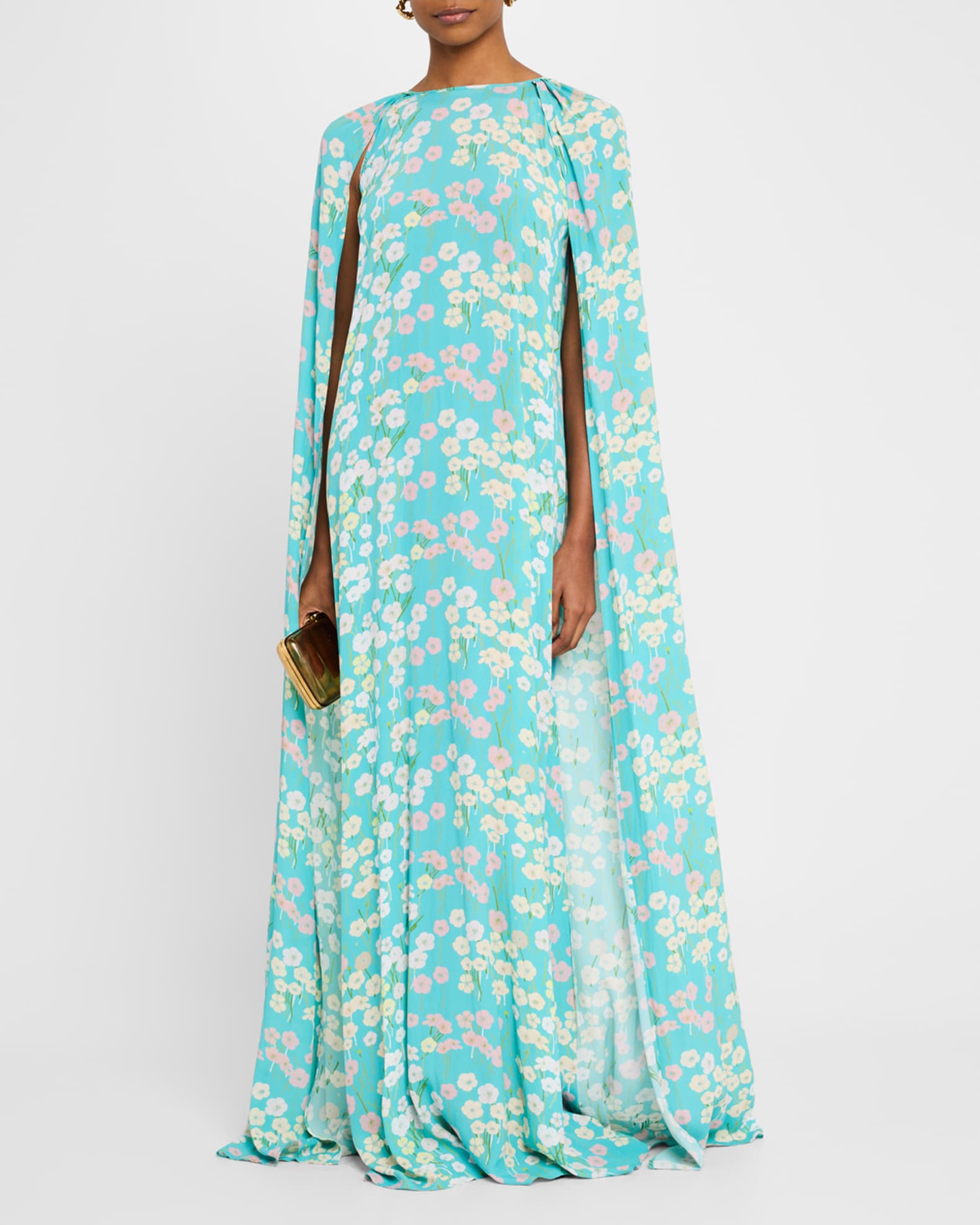 ワンピースその他 BERNADETTE io maxi dress with floral linen print Bernadette Georgio Floral-print Linen Gown Cream Bernadette