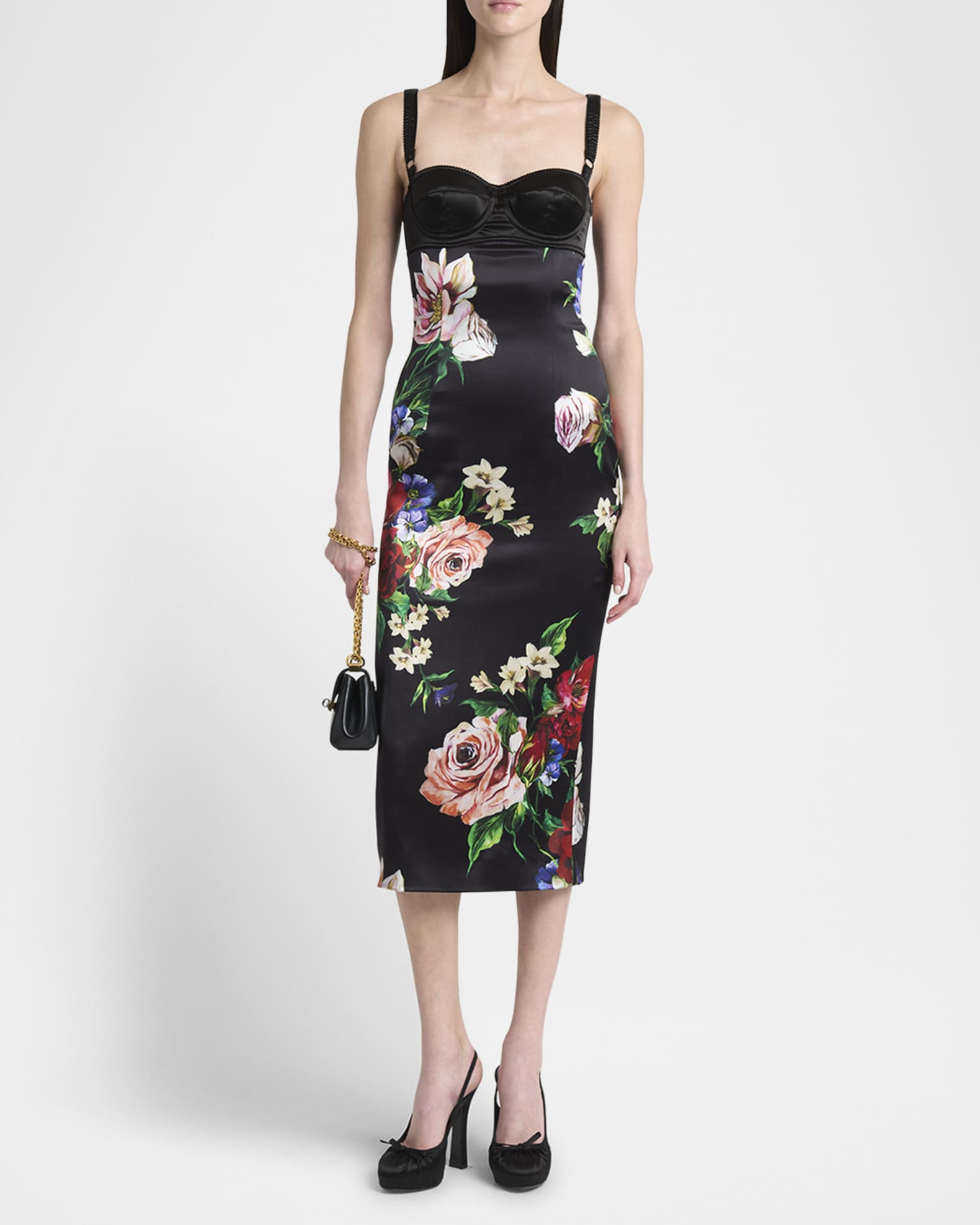 Rasovi Bouquet Fantichi Bustier Midi Dress 1