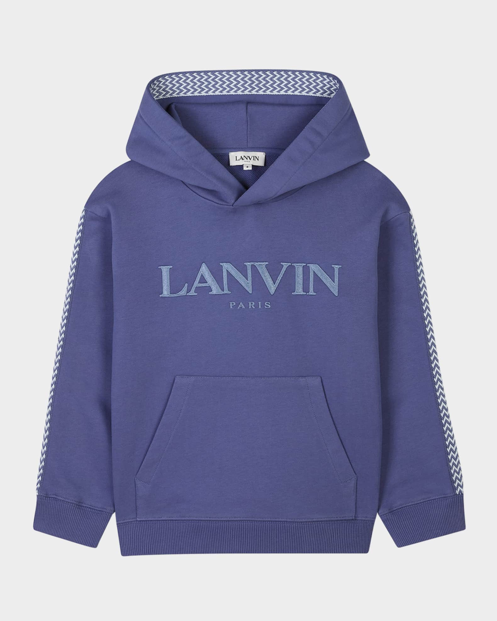 当社の Boy's Lanvin Embroidered 4-6 Size Hoodie, Logo-Print トップス