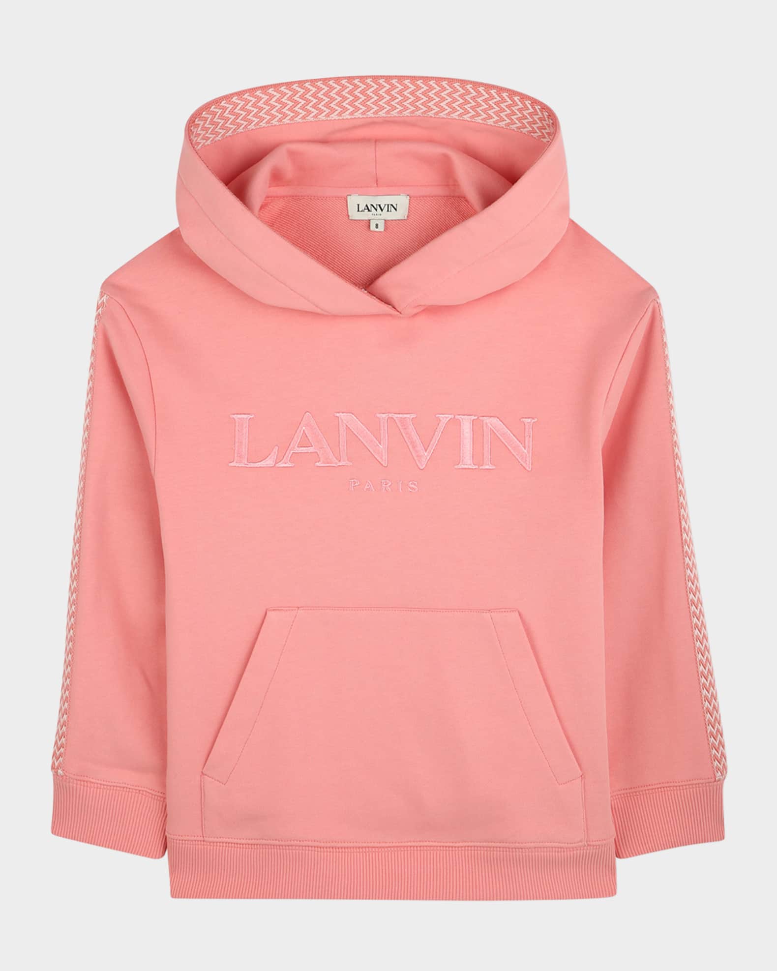 Girl's Embroidered Logo-Print Hoodie 0