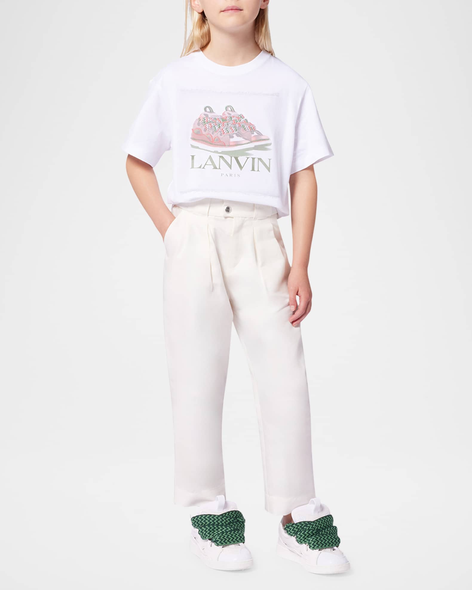 Girl's Logo-Print Embroidered Graphic T-Shirt, Size 8-14 1