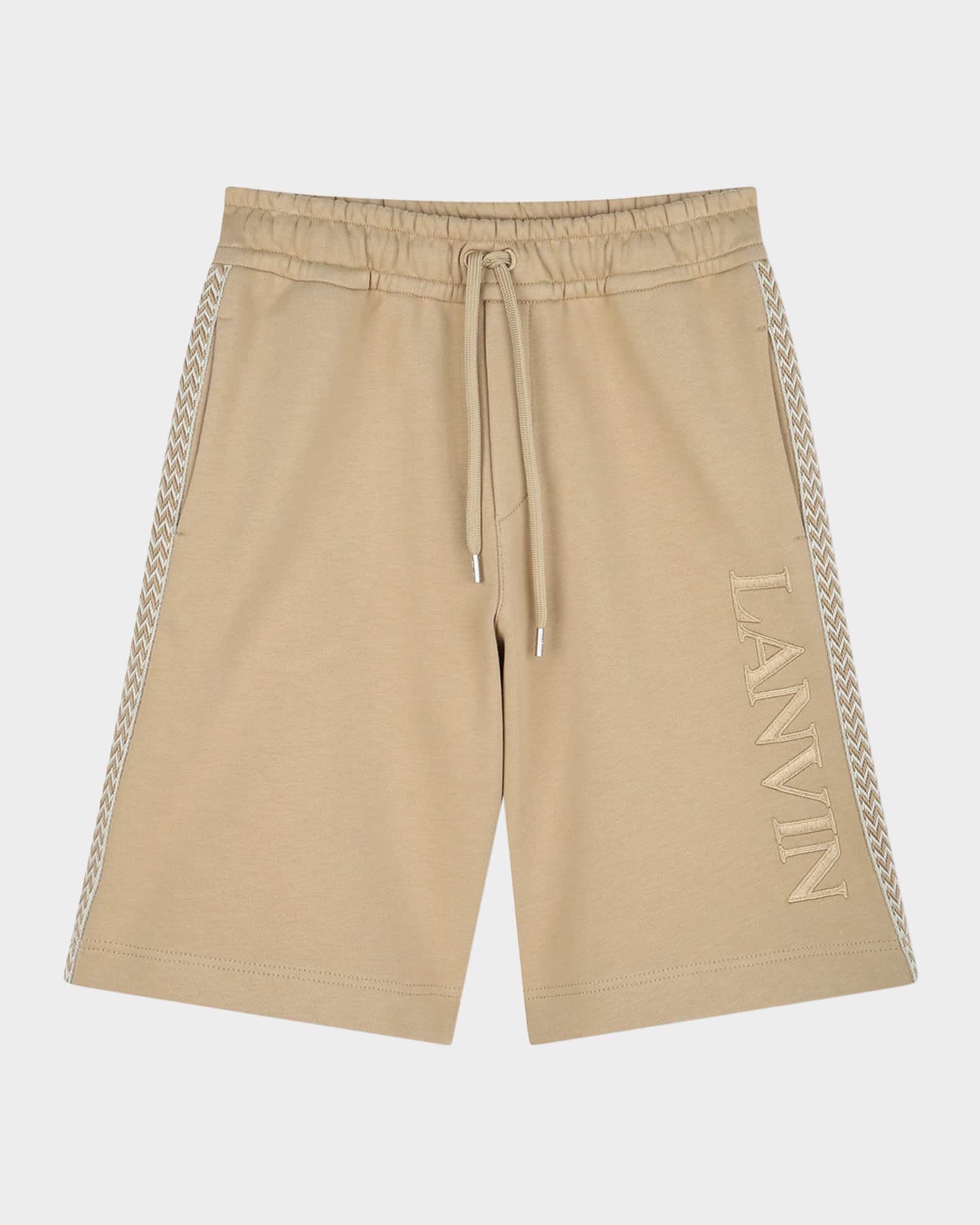 Boy's Curbisme-Trim Bermuda Shorts, Size 8-14 0