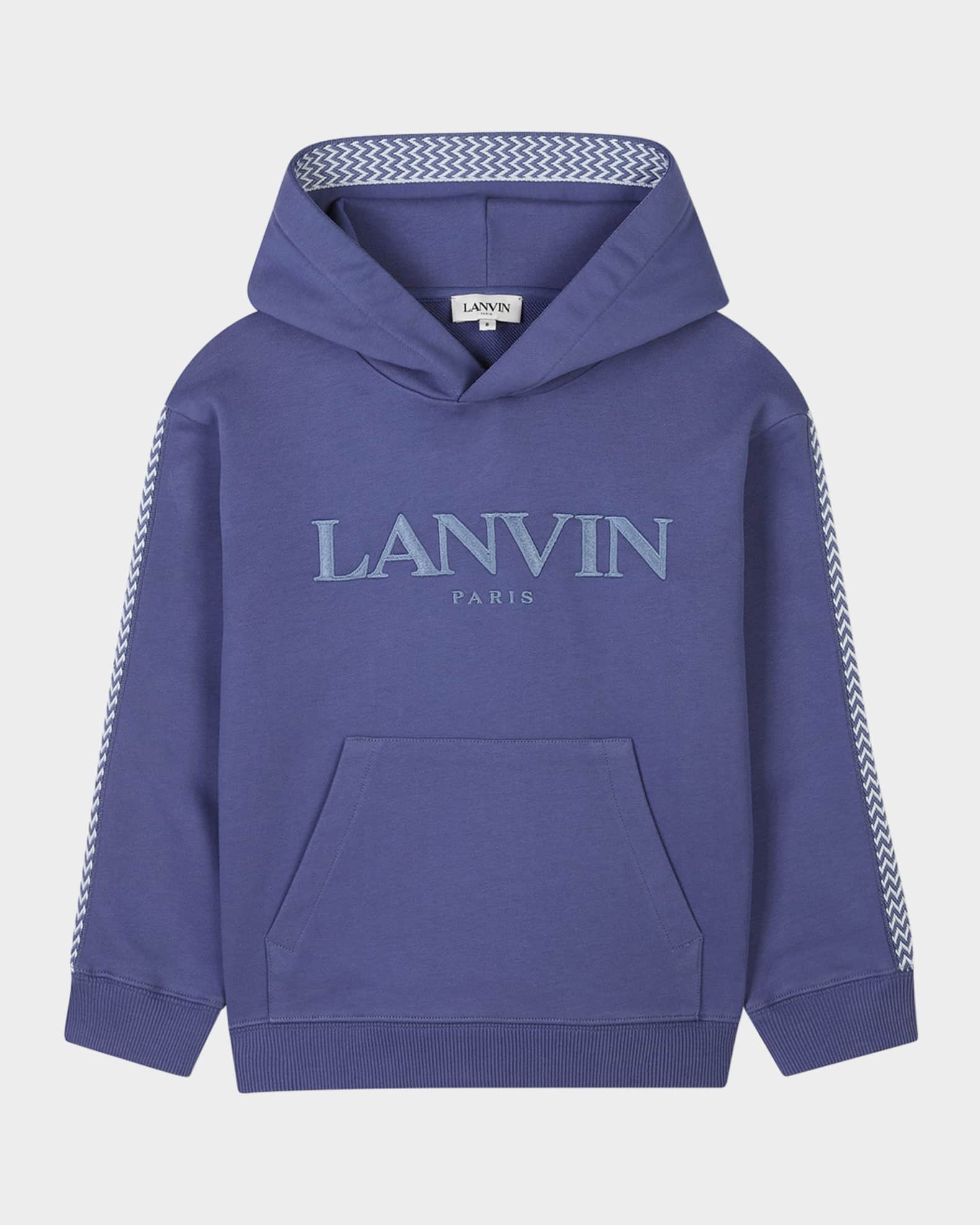 Boy's Embroidered Logo-Print Hoodie 0