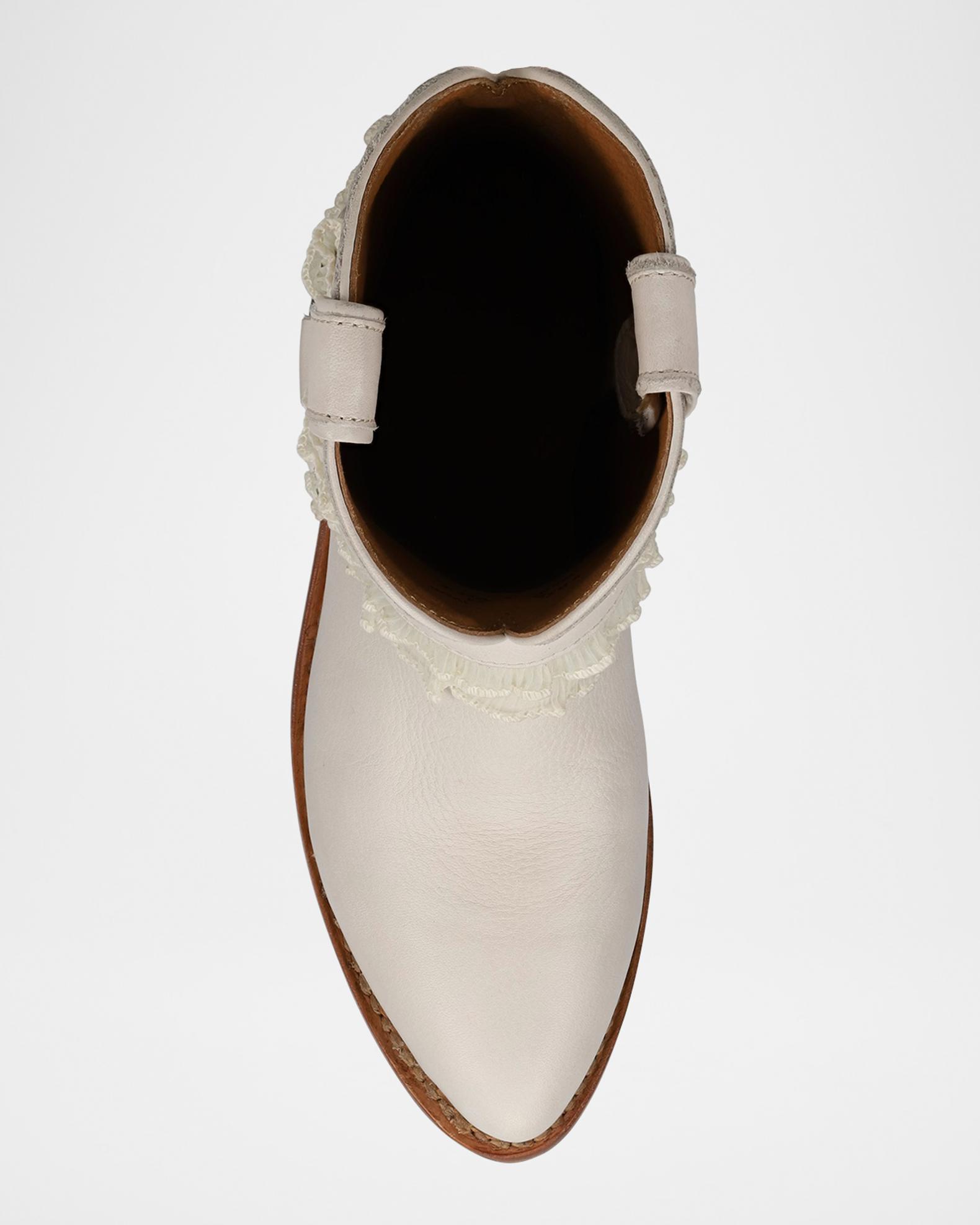 Frye Billy Harness Ruffle Booties | Neiman Marcus