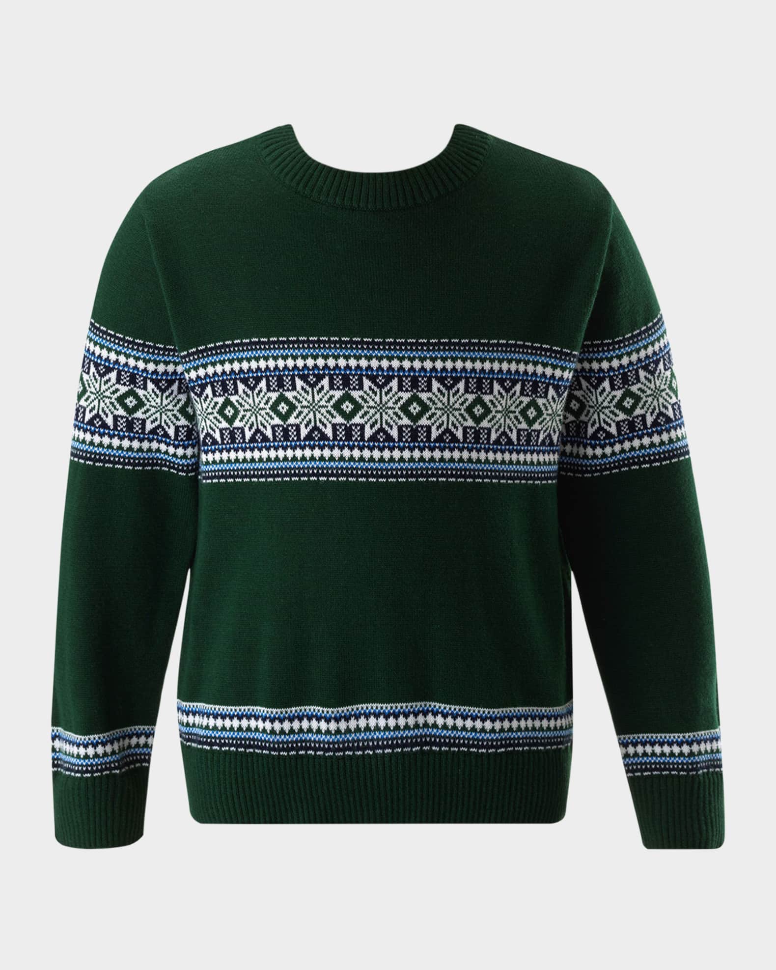  Girl's Fairisle Printed Sweater, Size 2-10 0