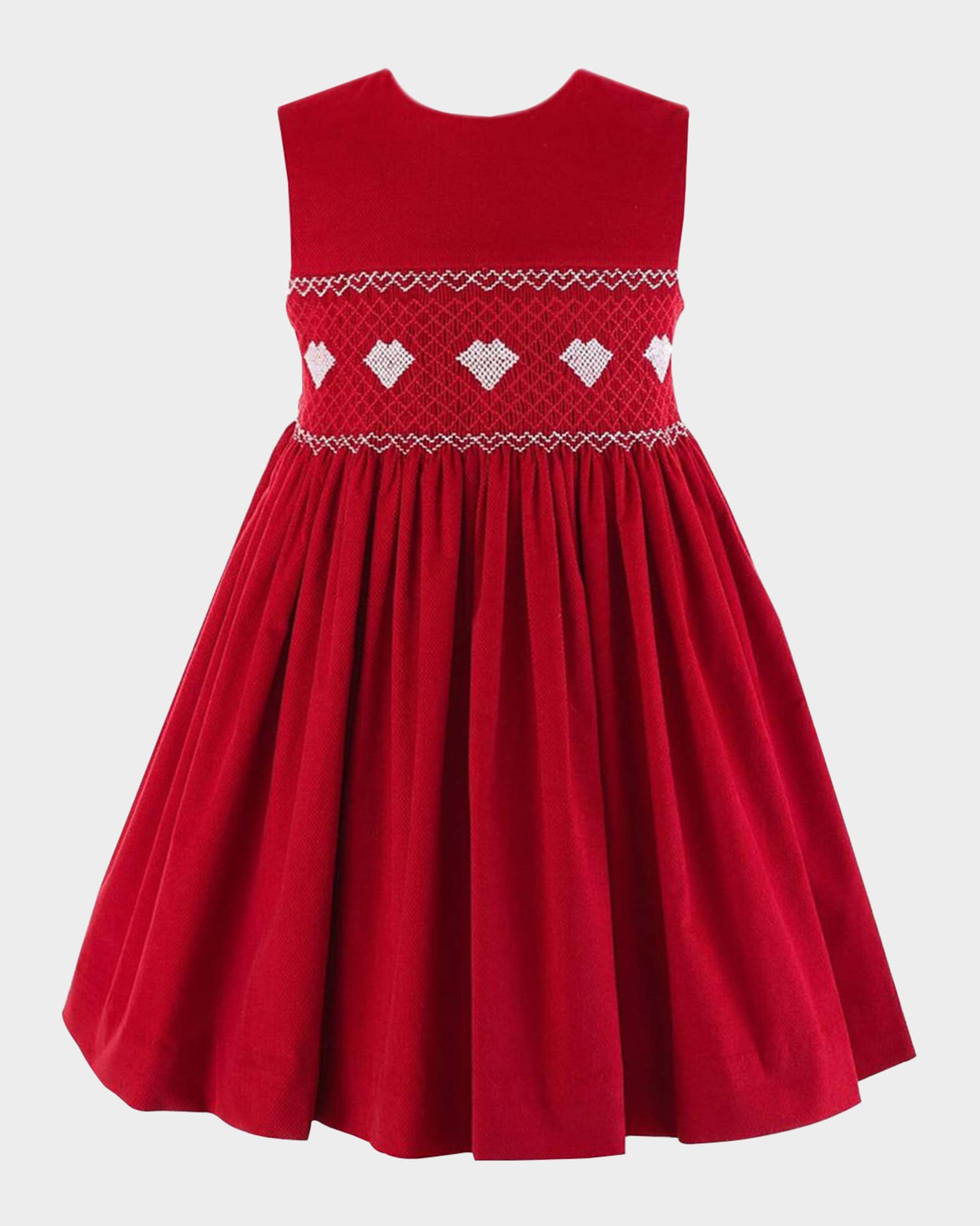 Heart Smocked Dress
