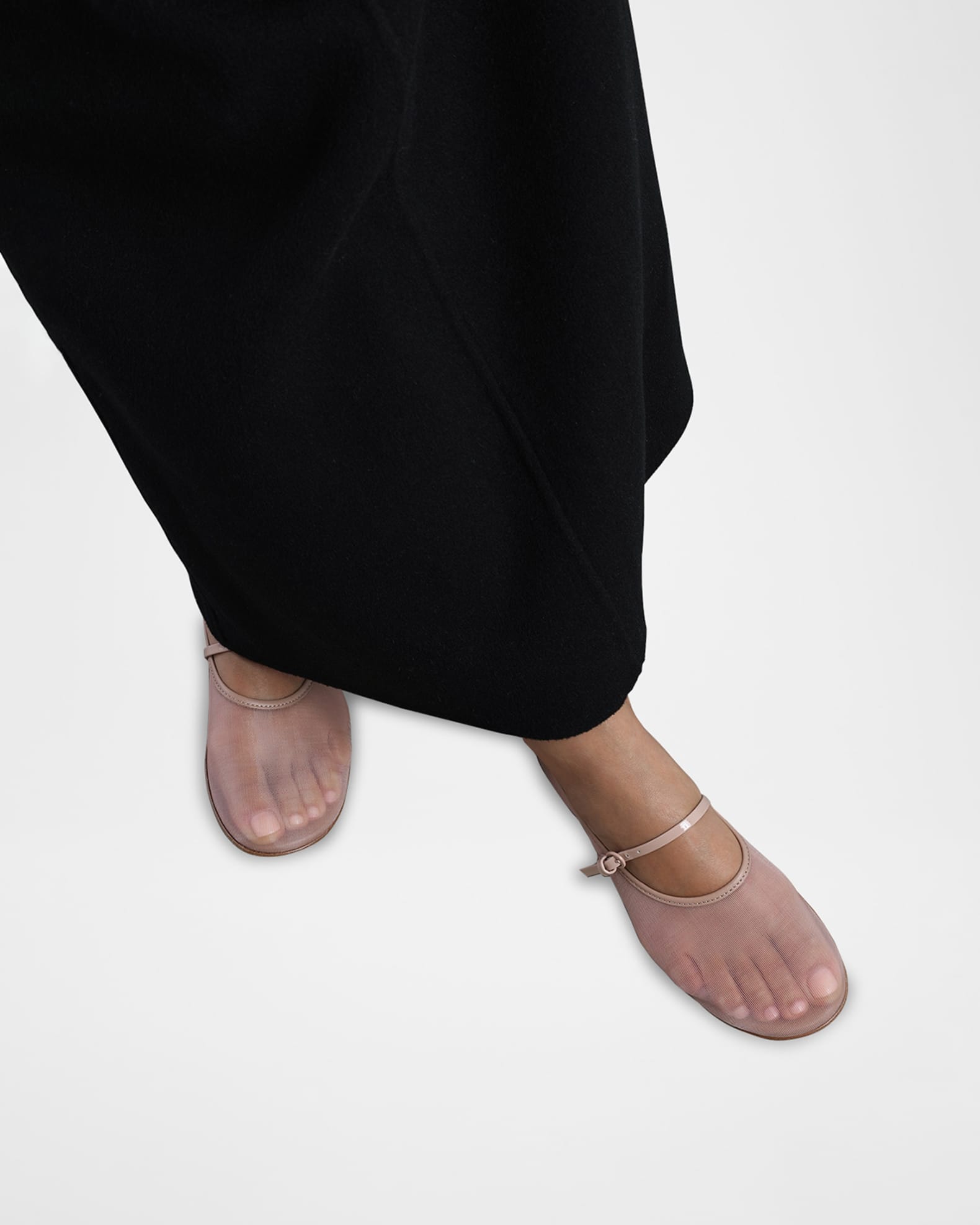 Balla Mesh Mary Jane Ballerina Flats 1