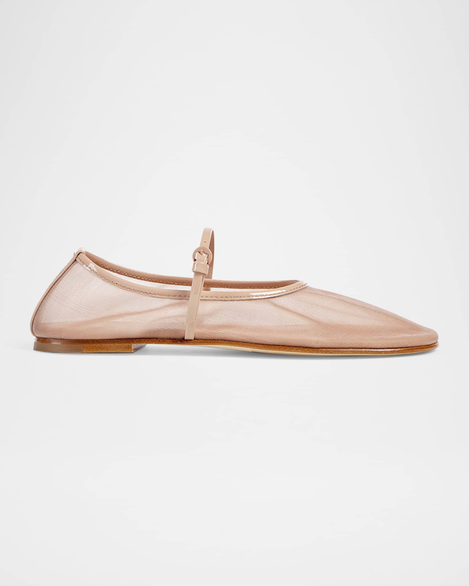 Balla Mesh Mary Jane Ballerina Flats 0
