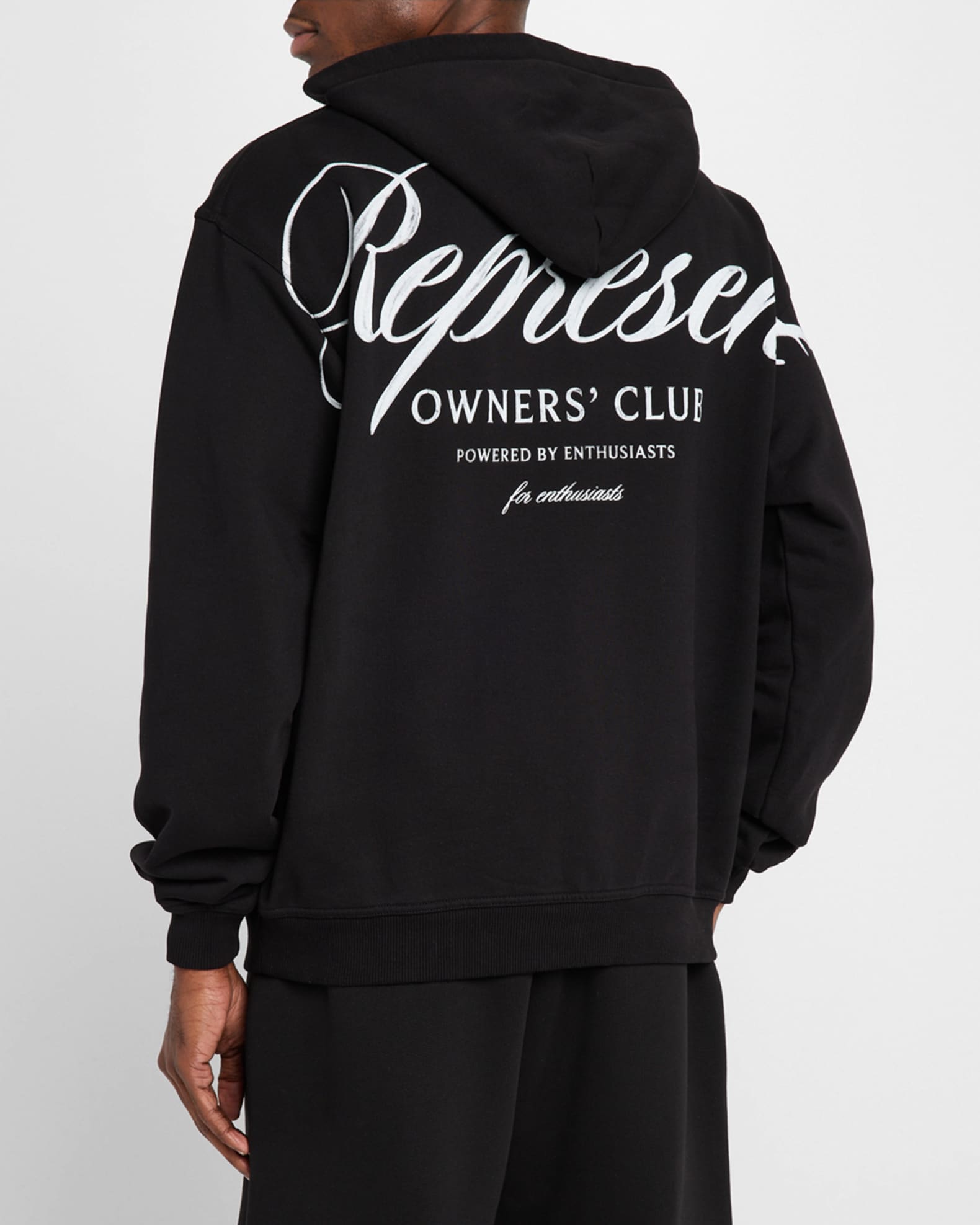 パーカー・フーディ REPRESENT \"REPRESENT OWNERS CLUB SCRIPT\" HOODIE Represent Owners Club Script Hoodie | Black | REPRESENT