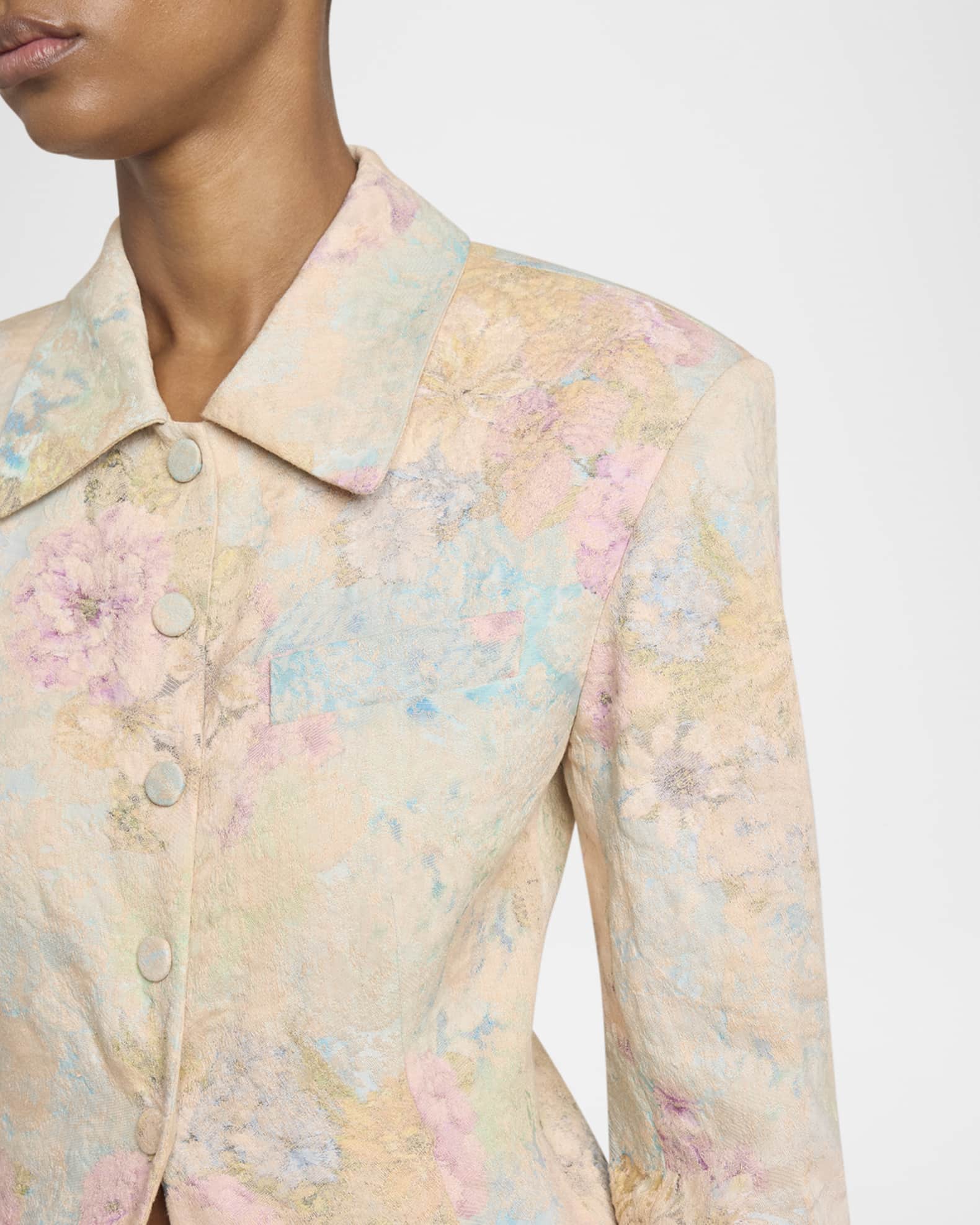 関税送料込Dries Van Noten Floral Jacket Dries Van Noten Floral Jacket - size 40 ○ Labellov ○ Buy