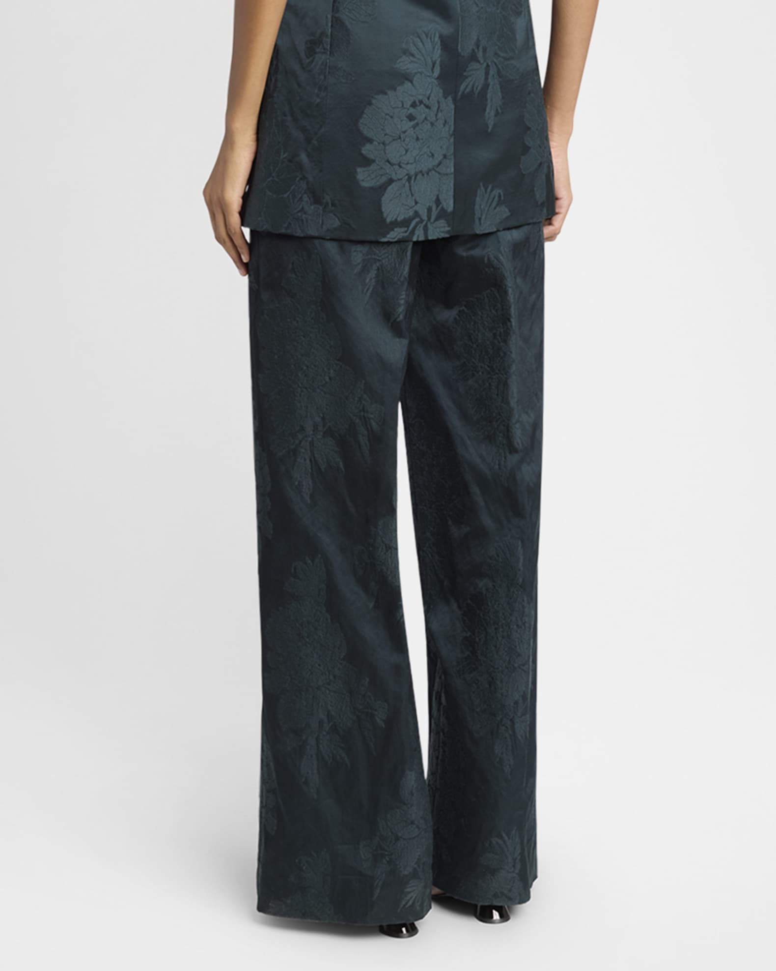 パンツ DRIES VAN NOTEN Embellished Linen Blend Paxy Pant Embellished pants - Spring-Summer Men | Dries Van Noten