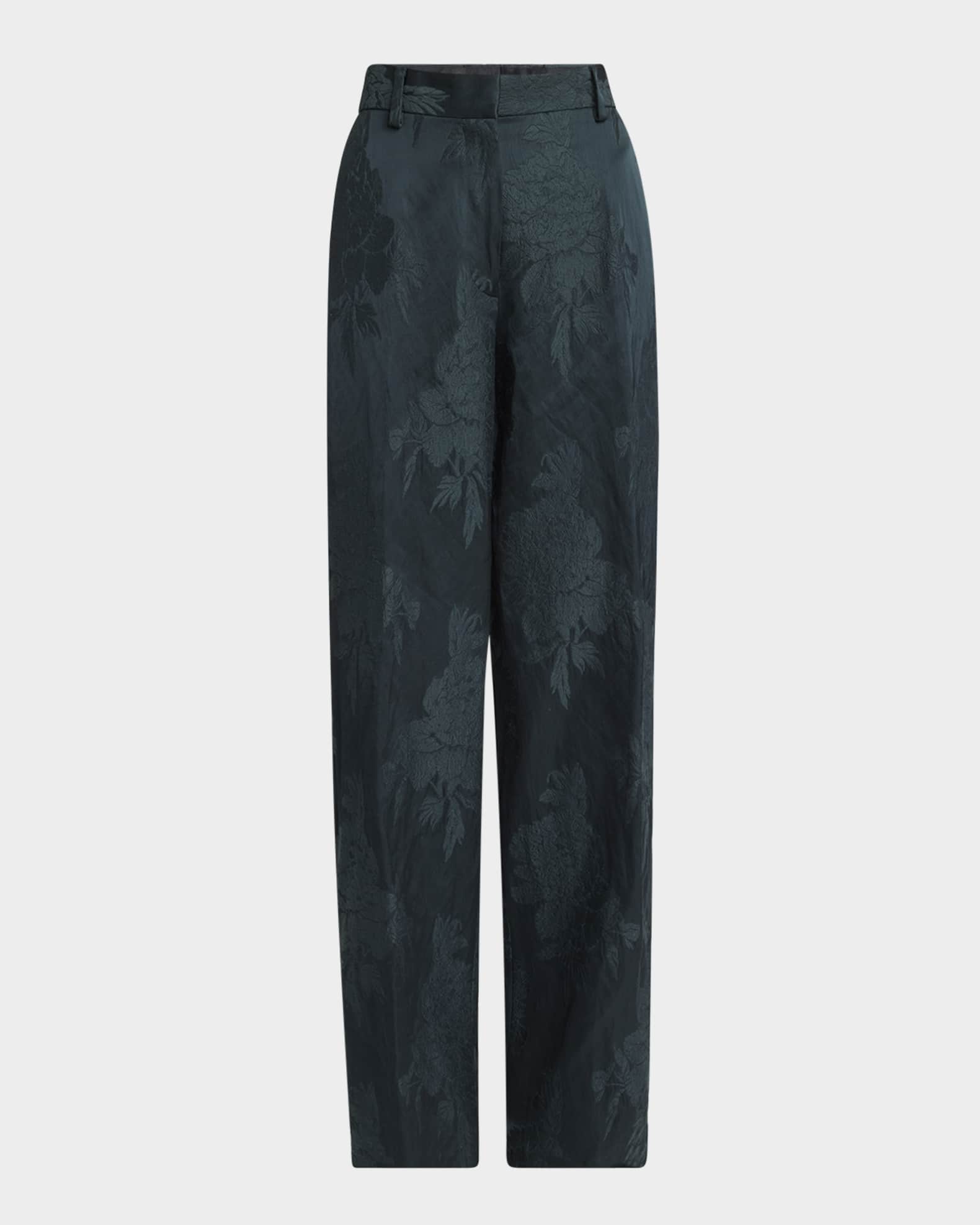 パンツ DRIES VAN NOTEN Embellished Linen Blend Paxy Pant Embellished pants - Spring-Summer Men | Dries Van Noten