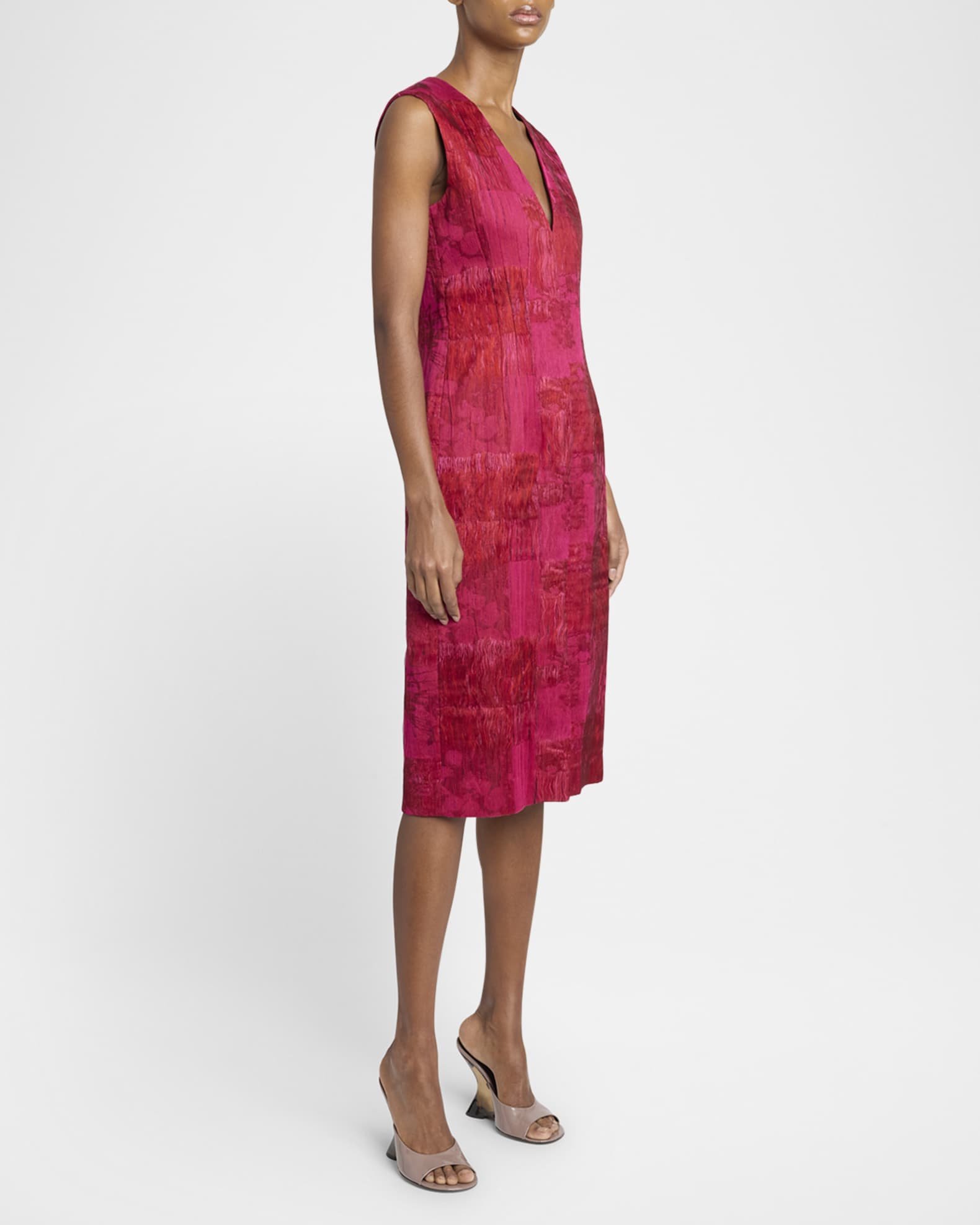 毎日が輝く【Dries Van Noten】ギャバジンミディドレス 新作*Dries Van Noten* ギャバジン ミディドレス ワンピース