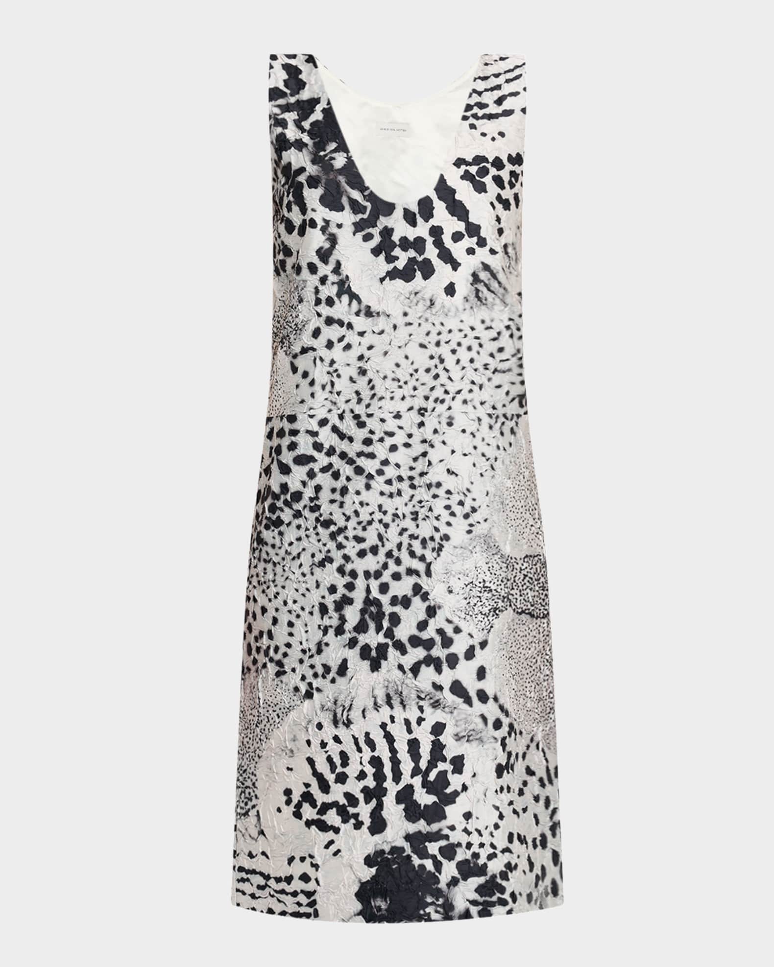 ワンピース DRIES VAN NOTEN DALANT DRESS Printed V-neck dress - Spring-Summer Women | Dries Van Noten