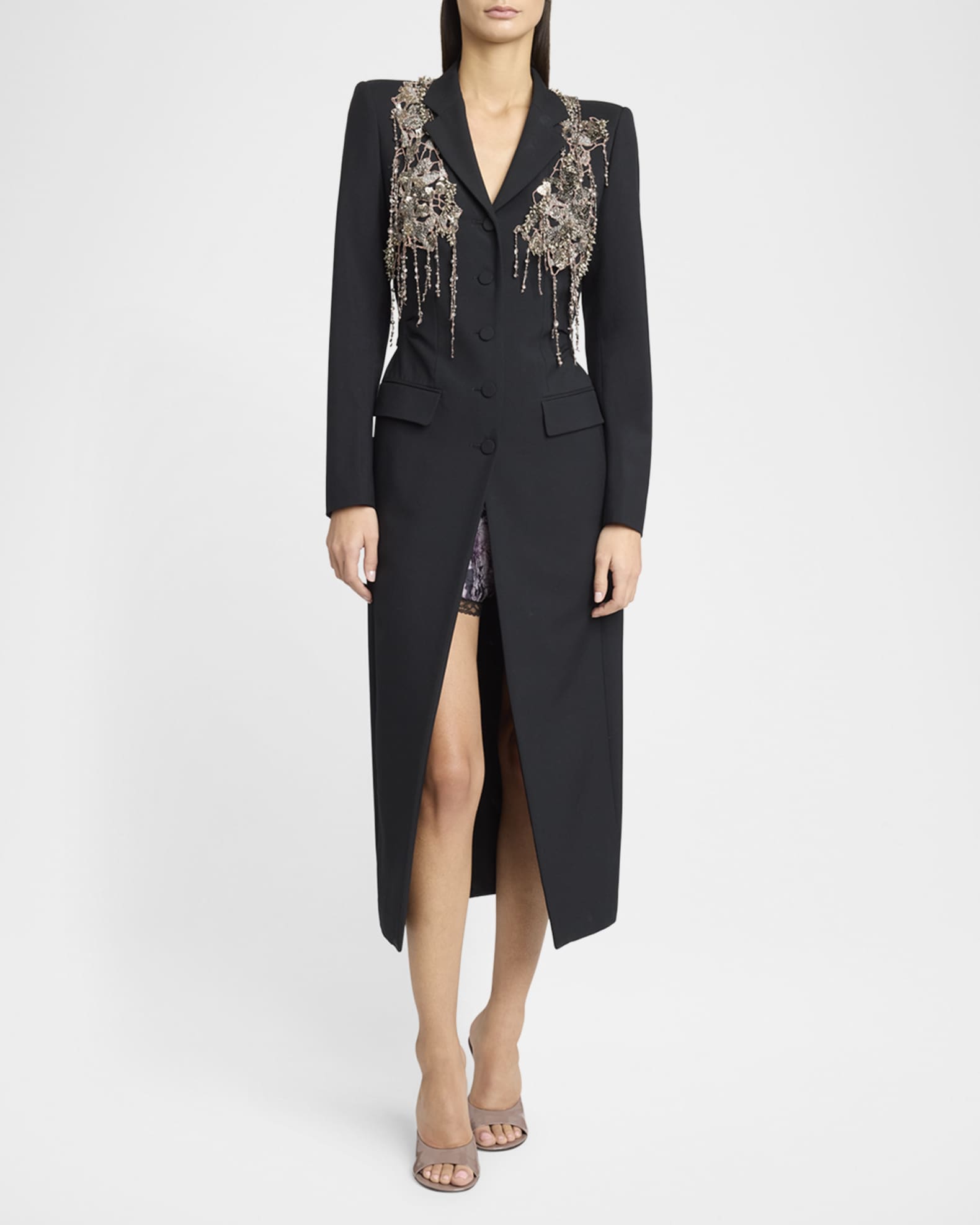 Rilly Long Embellished Coat 1