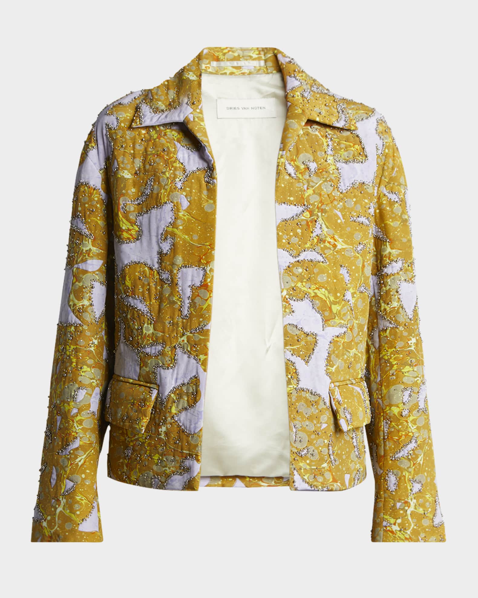 【24SS NEW】DRIES VAN NOTEN / Rolana 花柄 ベルト付きコート Large scarf bag - Spring-Summer Women | Dries Van Noten