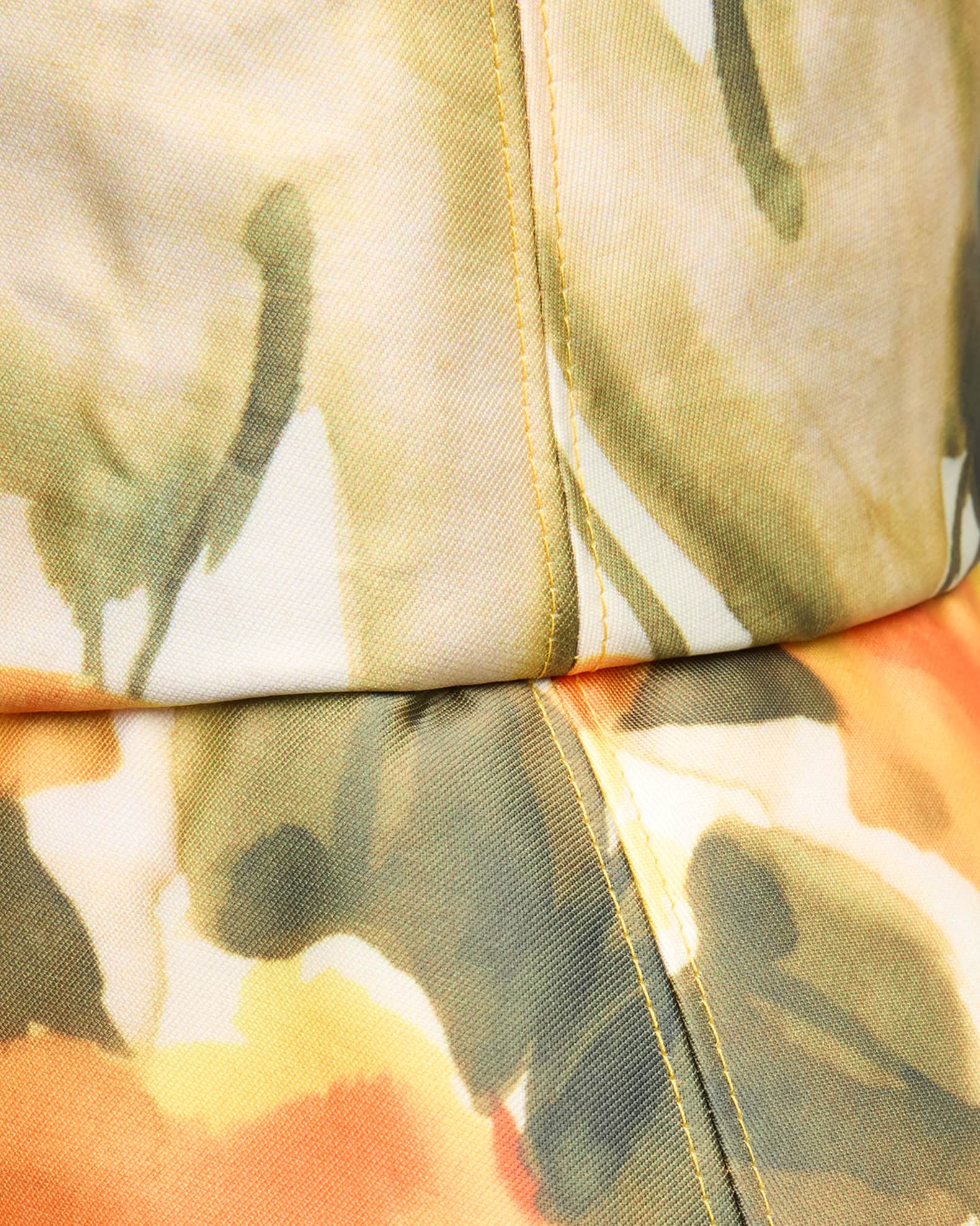 Ally Floral-Print Packable Asymmetric Bucket Hat - Thumbnail 2