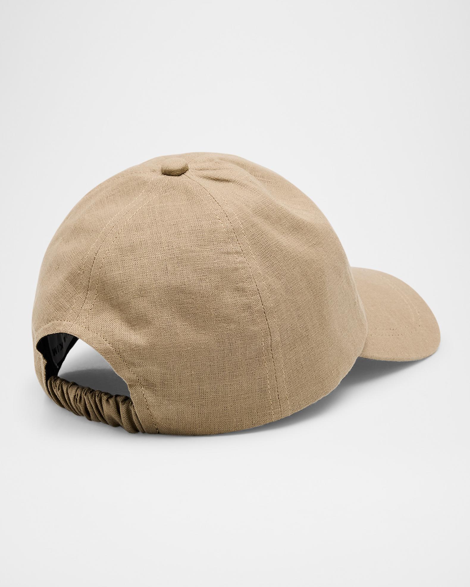 Eugenia Kim Lo Baseball Cap In Navy Linen Lo Linen Baseball Cap – Eugenia Kim main image 3