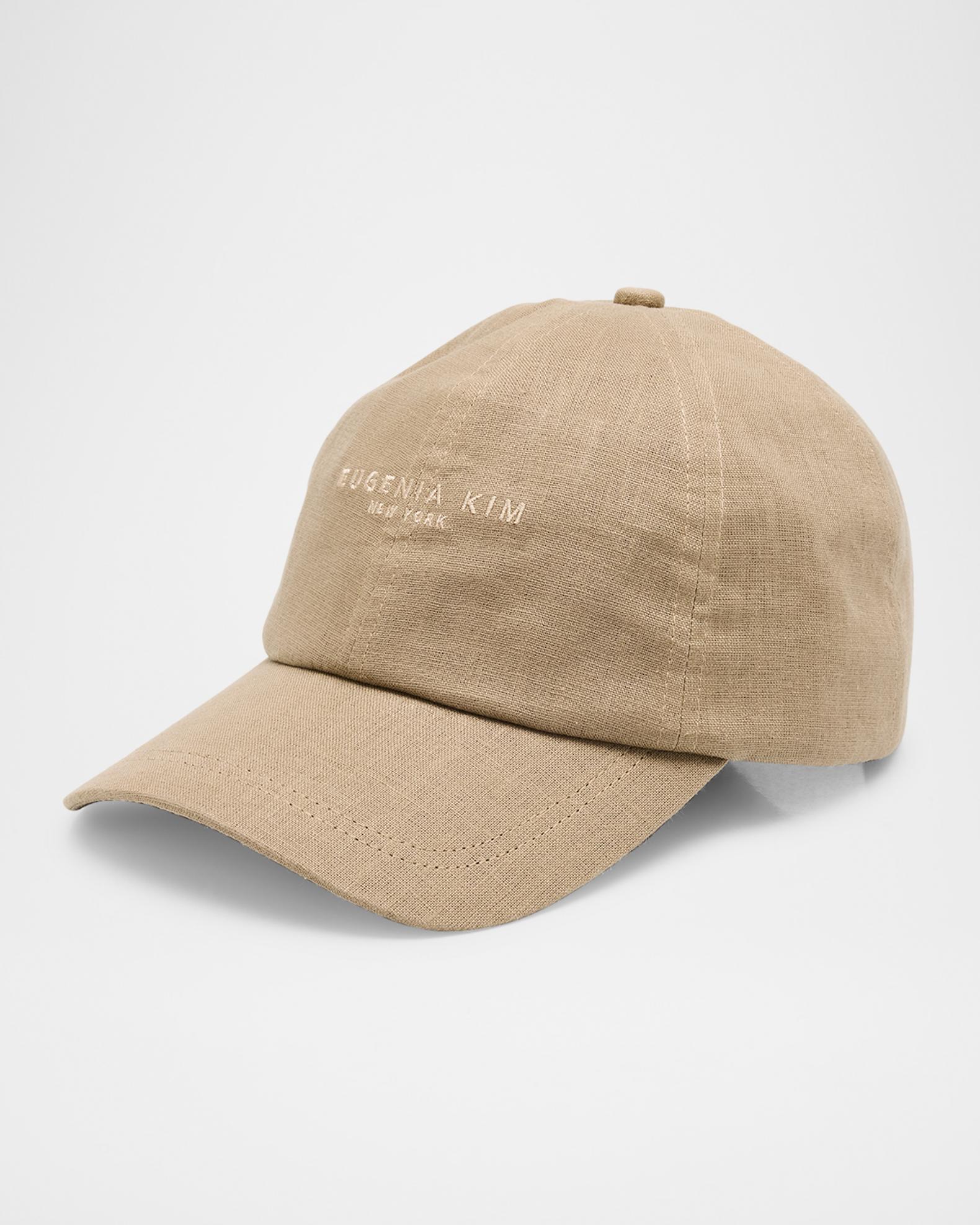 Eugenia Kim Lo Linen Baseball Cap | Neiman Marcus display picture 1