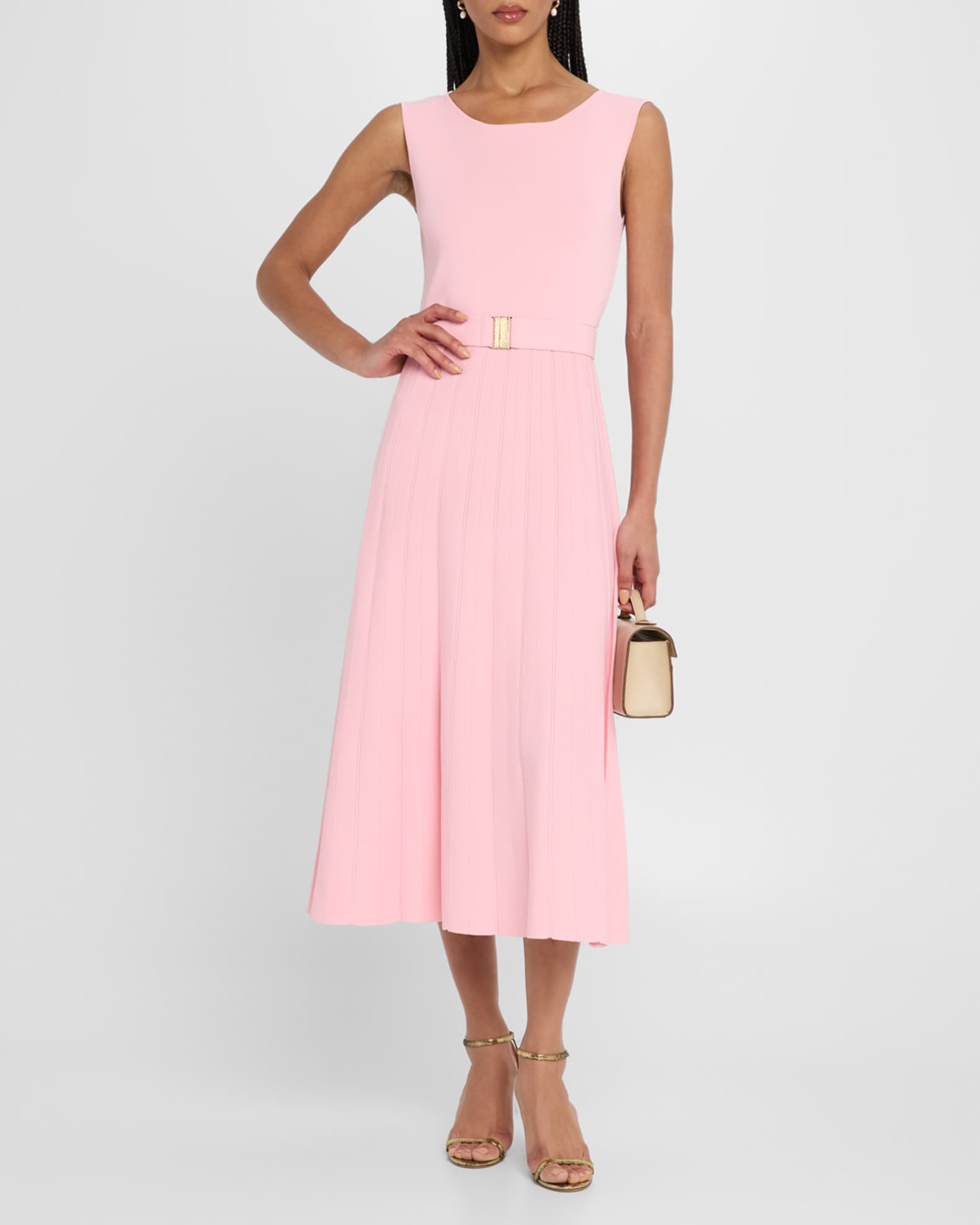 tahari seamed a line dress Tahari Seamed A-Line Dress