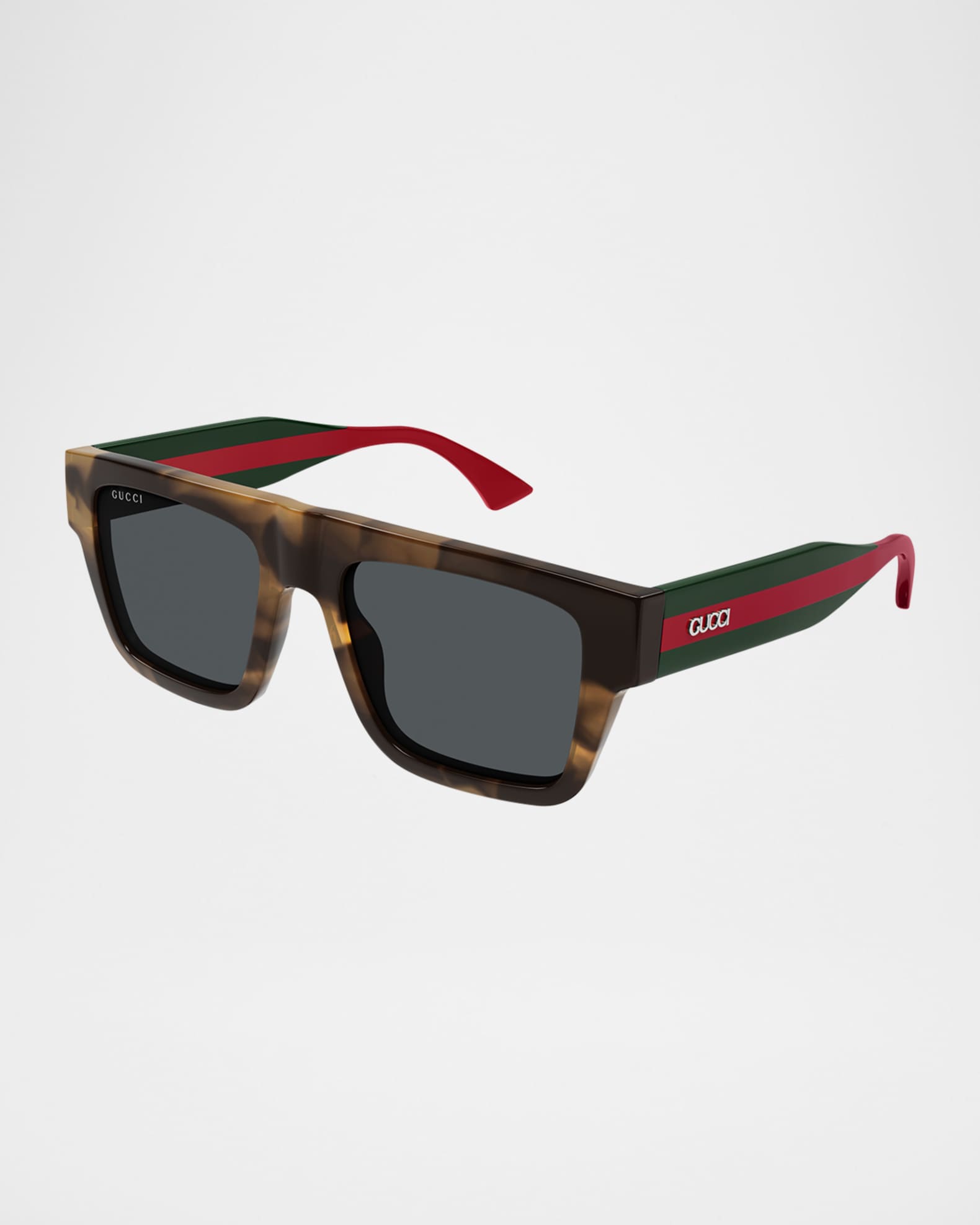 Gucci Men's GG1868SM Acetate Rectangle Sunglasses | Neiman Marcus