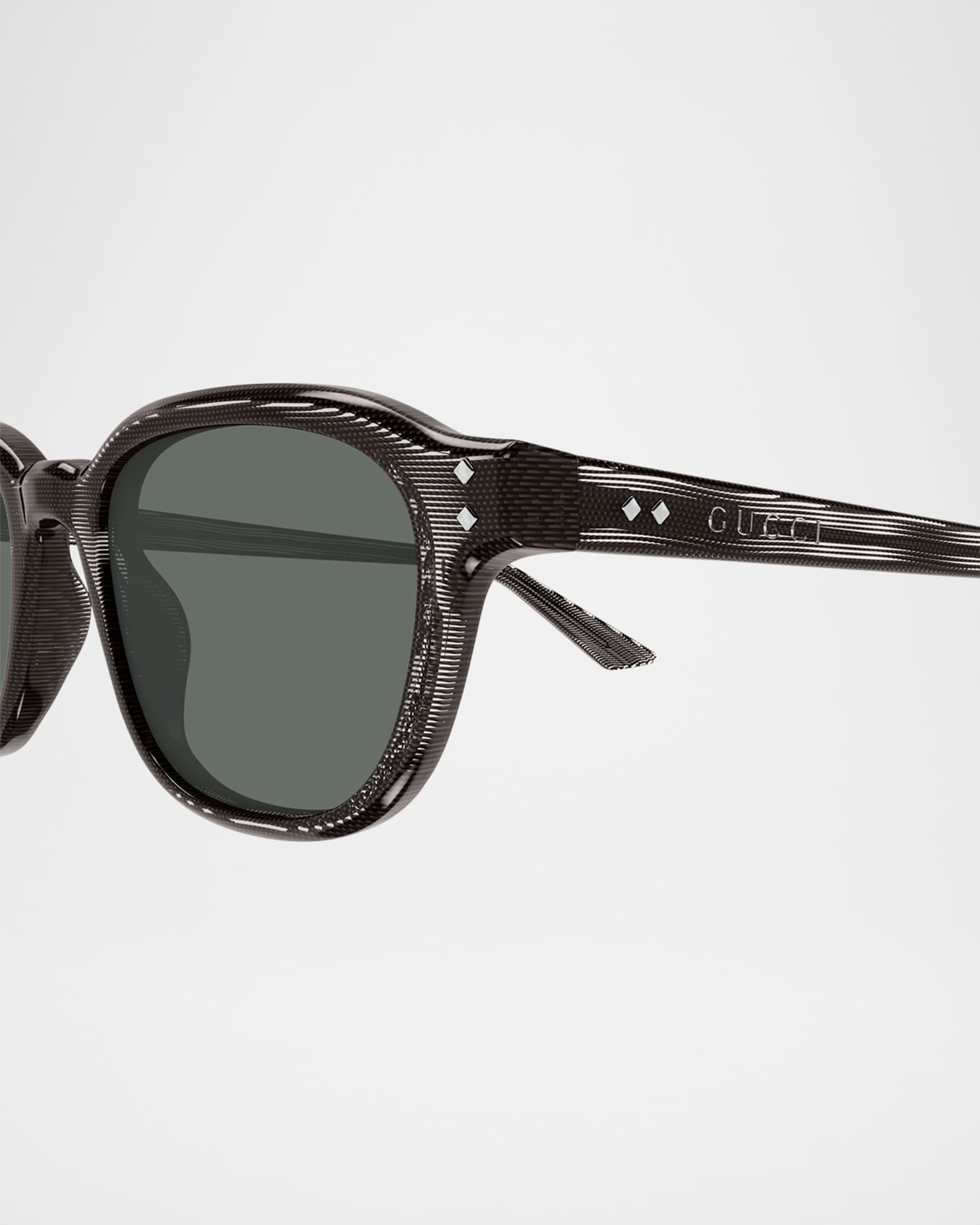 Gucci Men's GG1892SM Acetate Square Sunglasses | Neiman Marcus