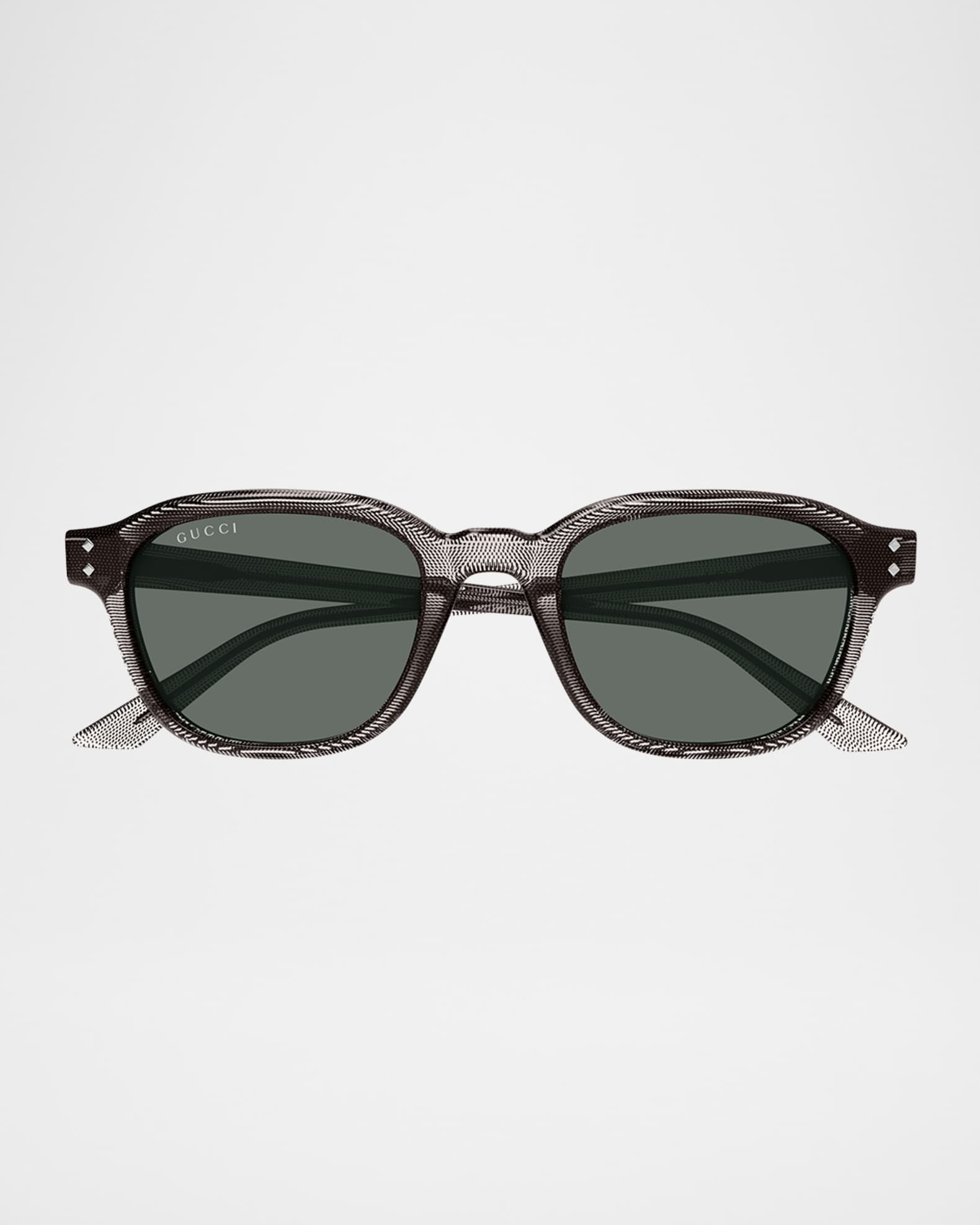 Gucci Men's GG1892SM Acetate Square Sunglasses | Neiman Marcus