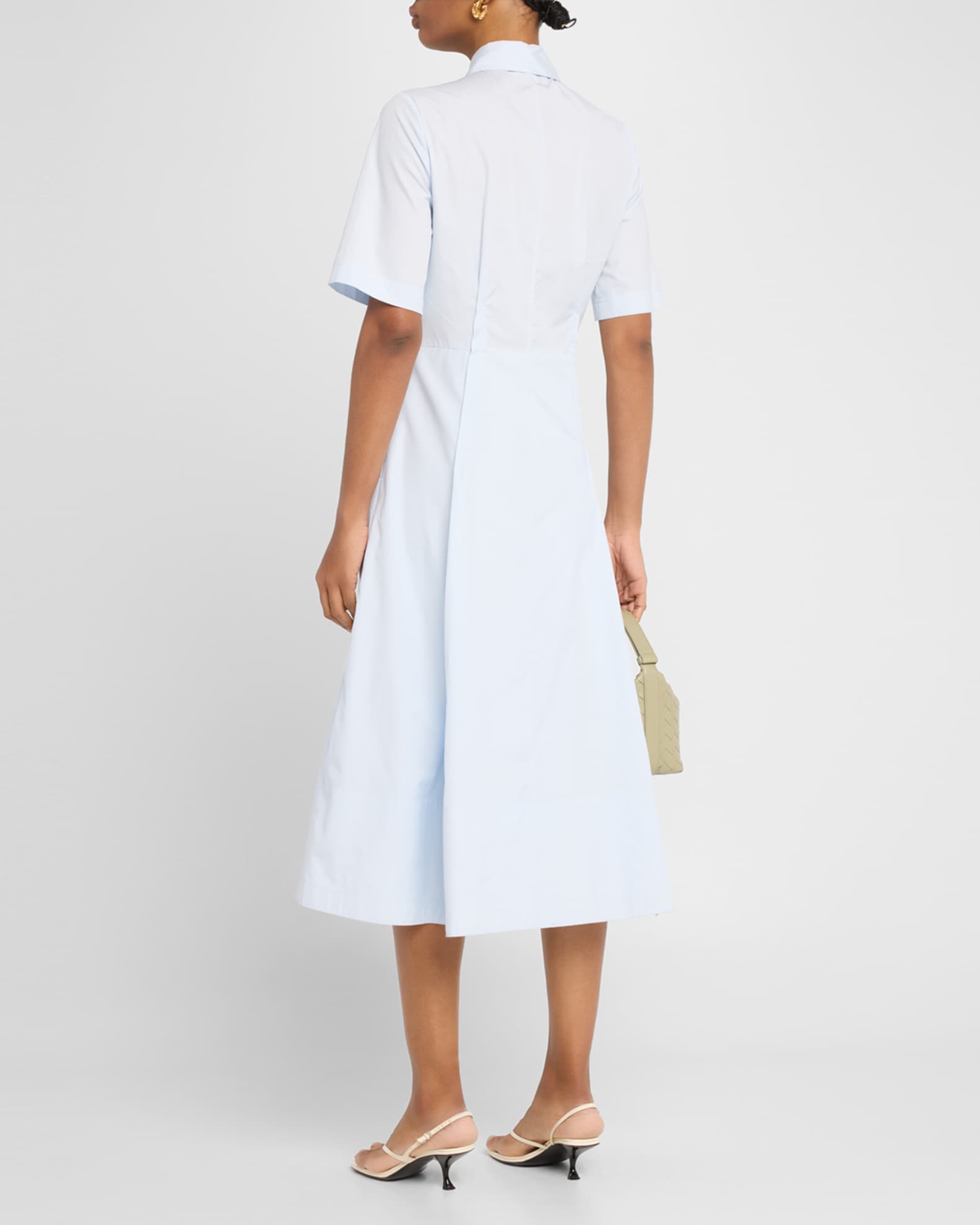 Canvas Tape Shirtdress 