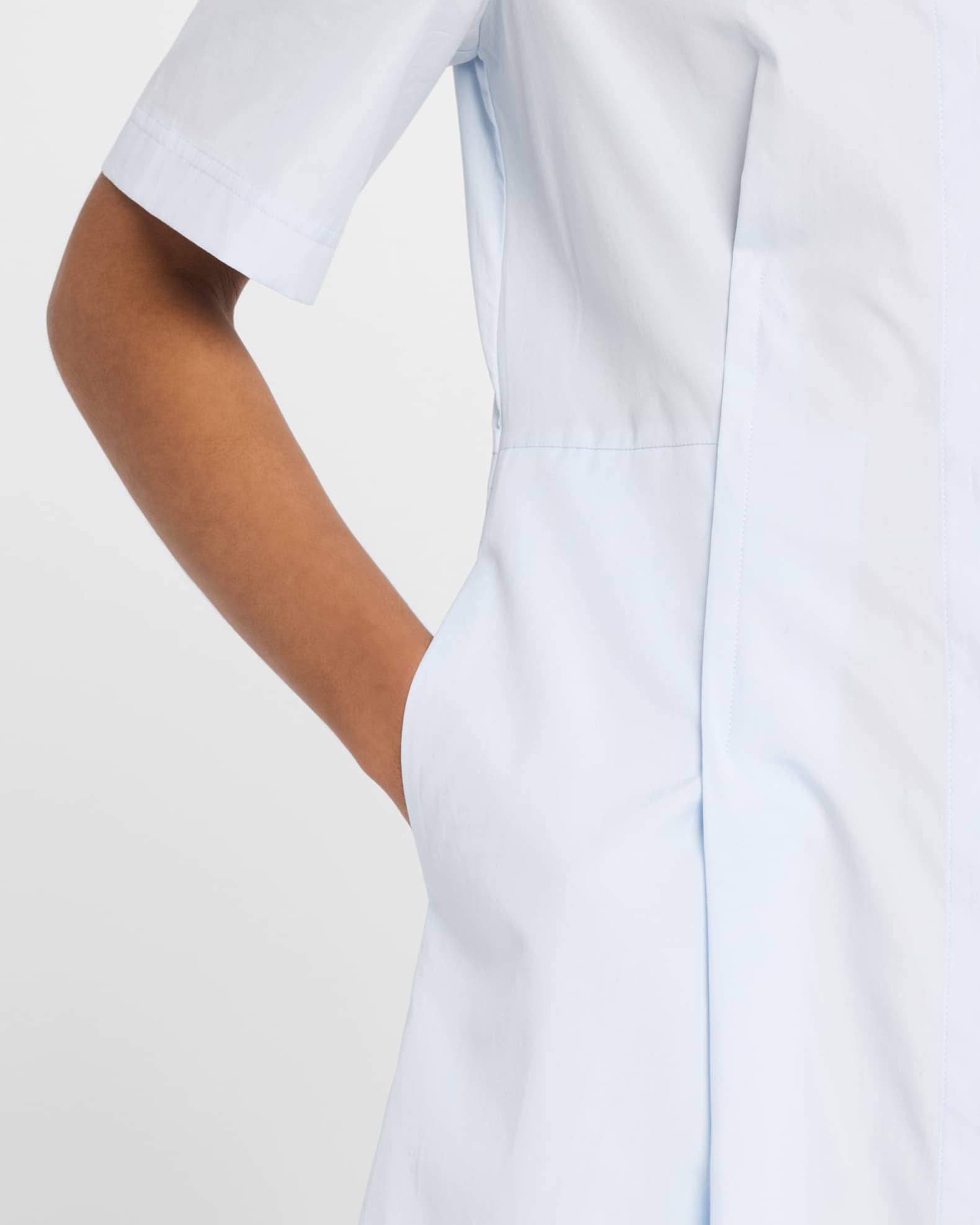 Canvas Tape Shirtdress 