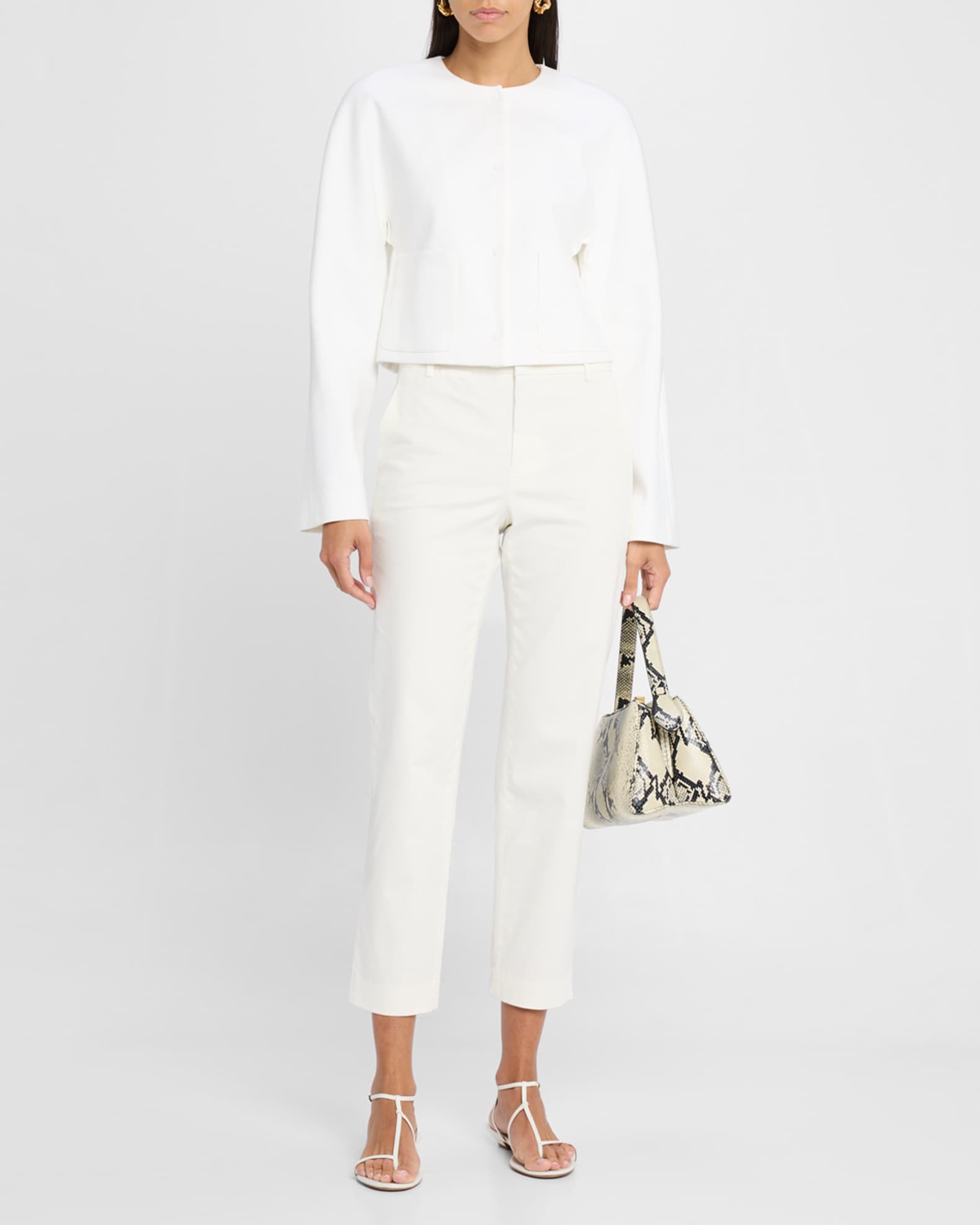 Collarless Jacket 1