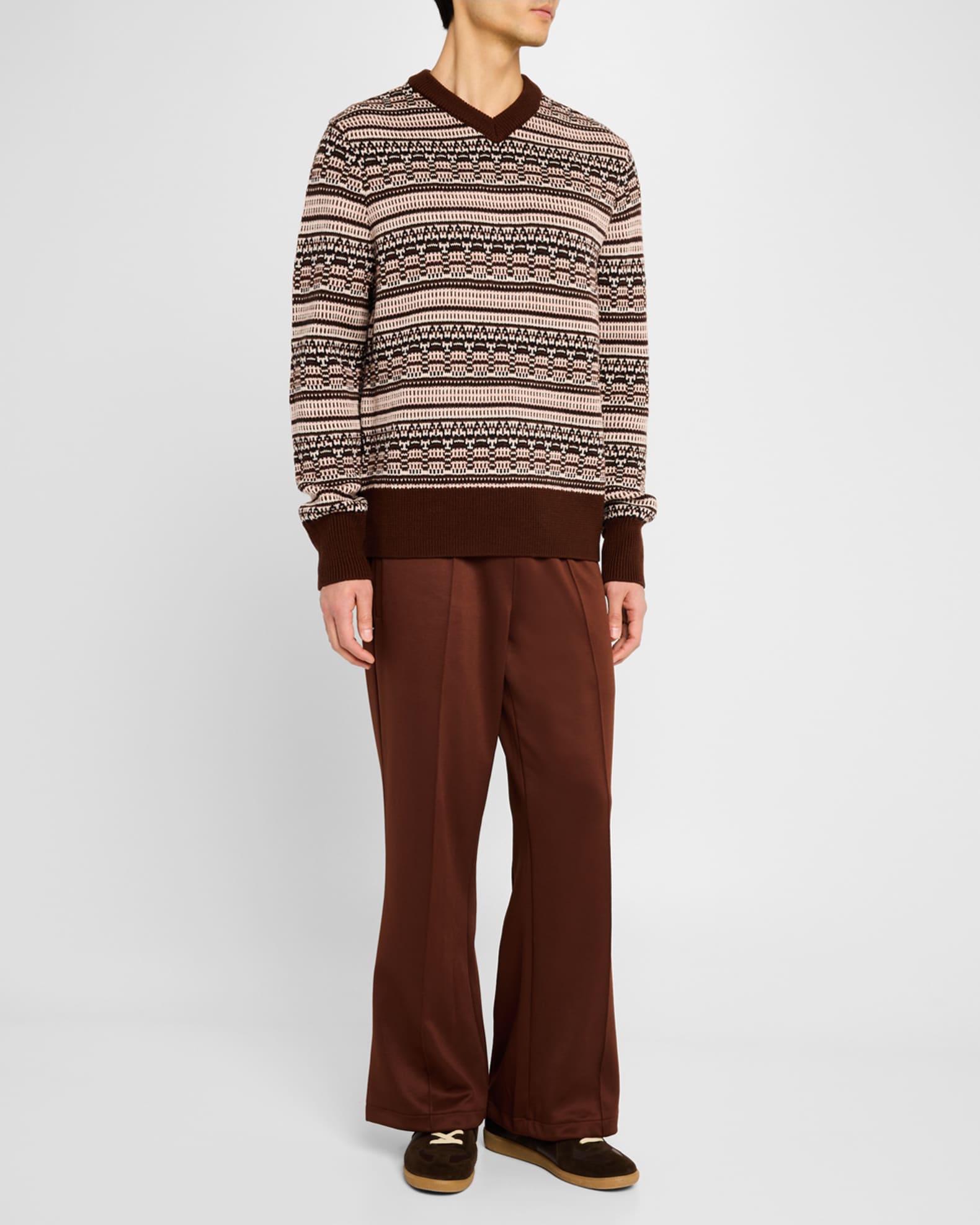 x The Brooklyn Circus Men's V-Neck Sweater 1